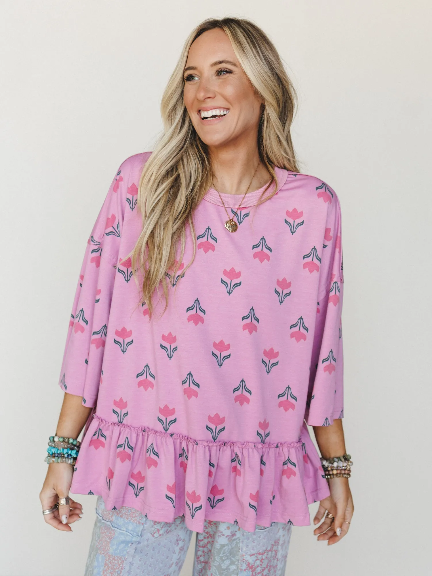 Little Moments Tee
- Dusty Rose sold by Three Bird Nest
