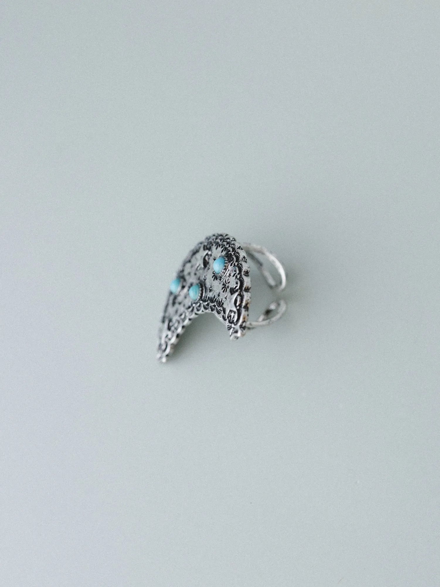 Moon Star Ring - Turquoise sold by Three Bird Nest product image thumbnail 3