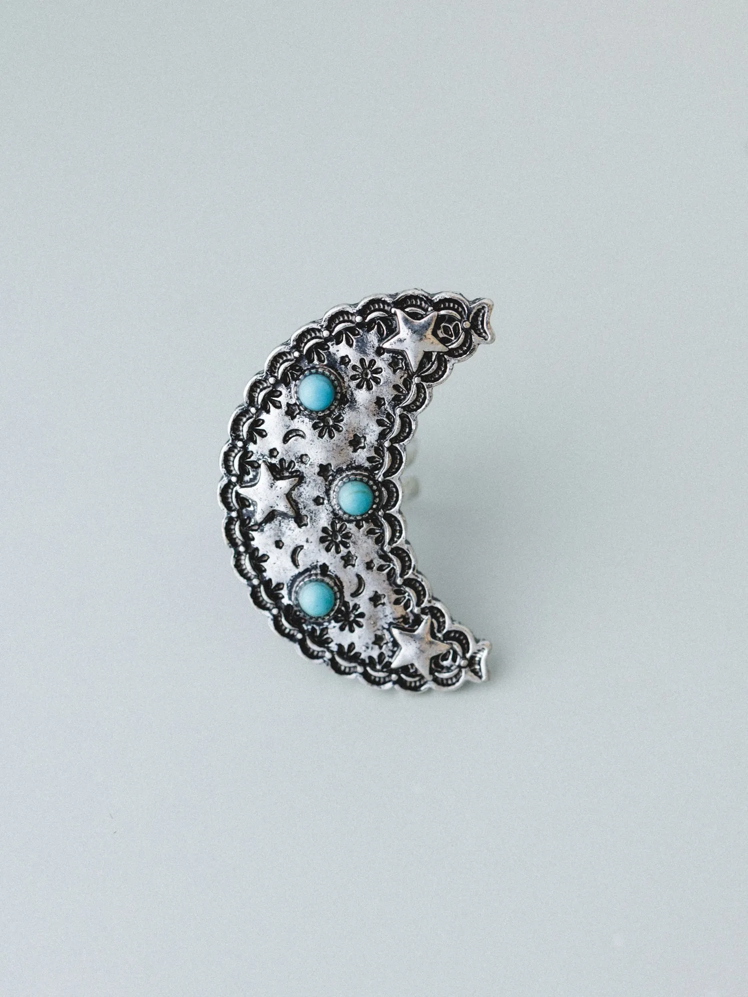 Moon Star Ring - Turquoise sold by Three Bird Nest product image thumbnail 2