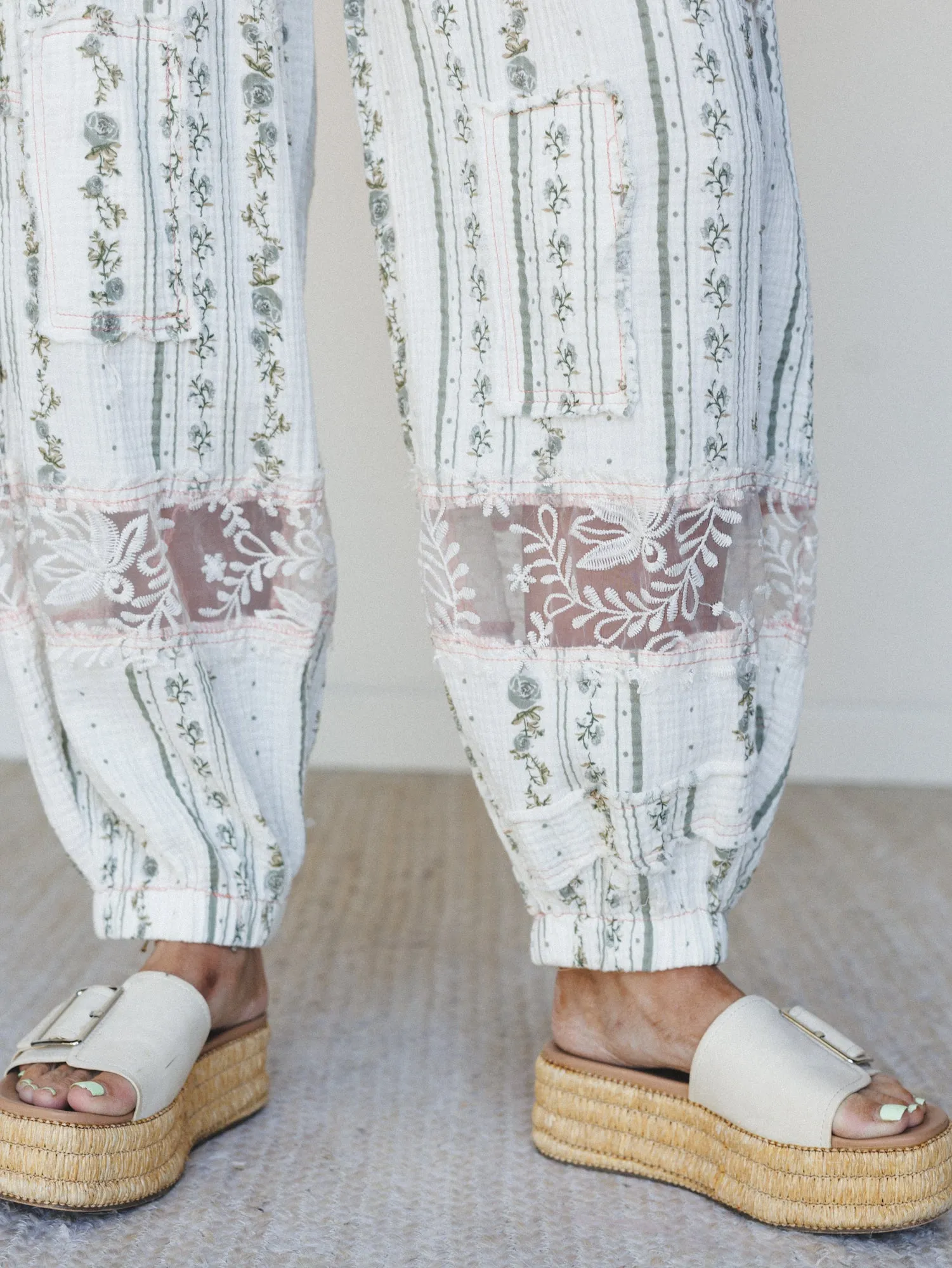 Calm Waves Pants - Natural sold by Three Bird Nest product image thumbnail 4