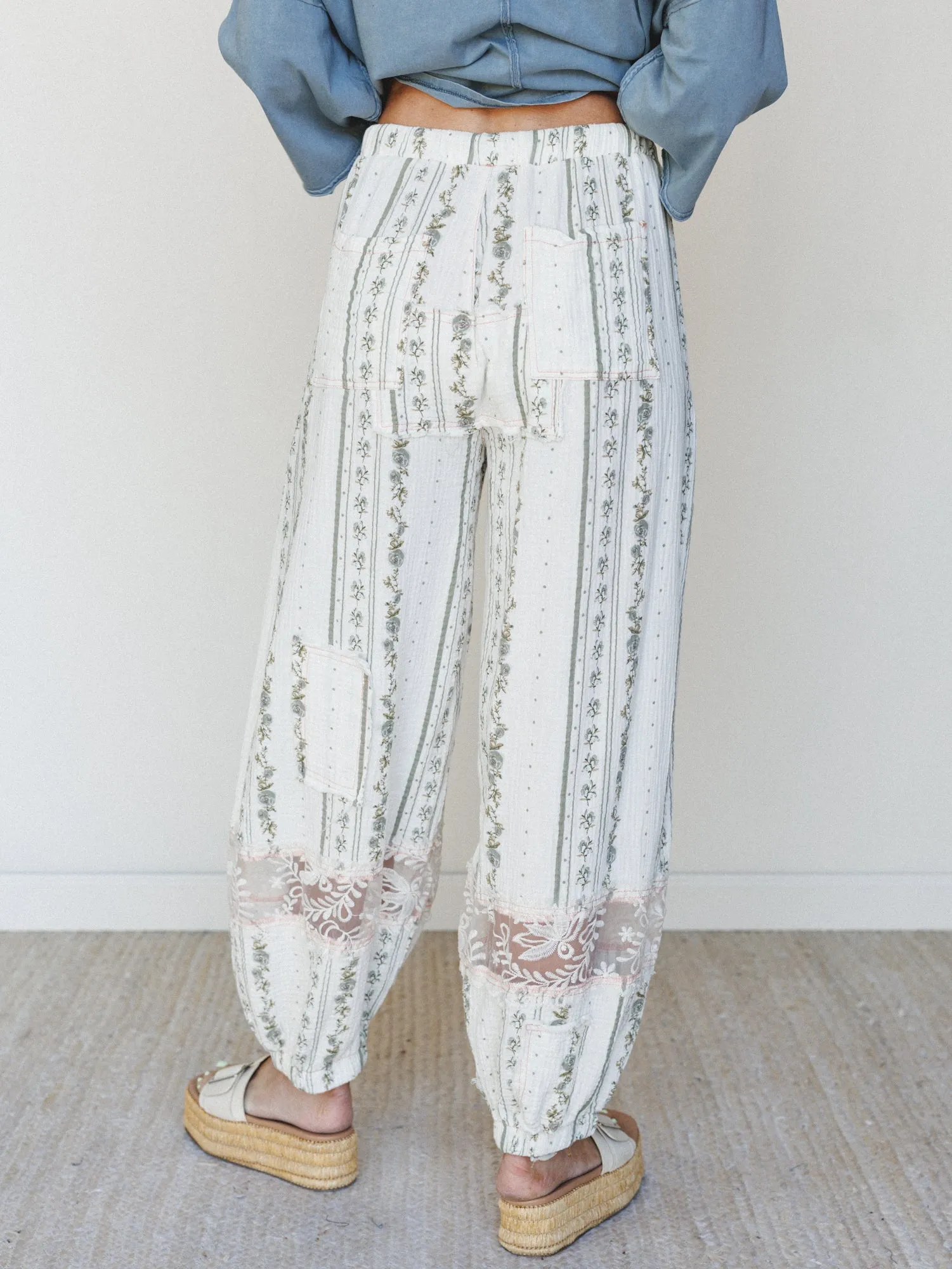 Calm Waves Pants - Natural sold by Three Bird Nest product image thumbnail 5