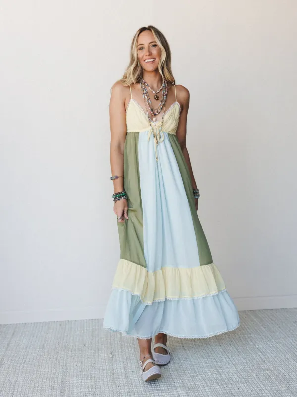 Heart at Sea Dress - Light Blue made by Lalavon