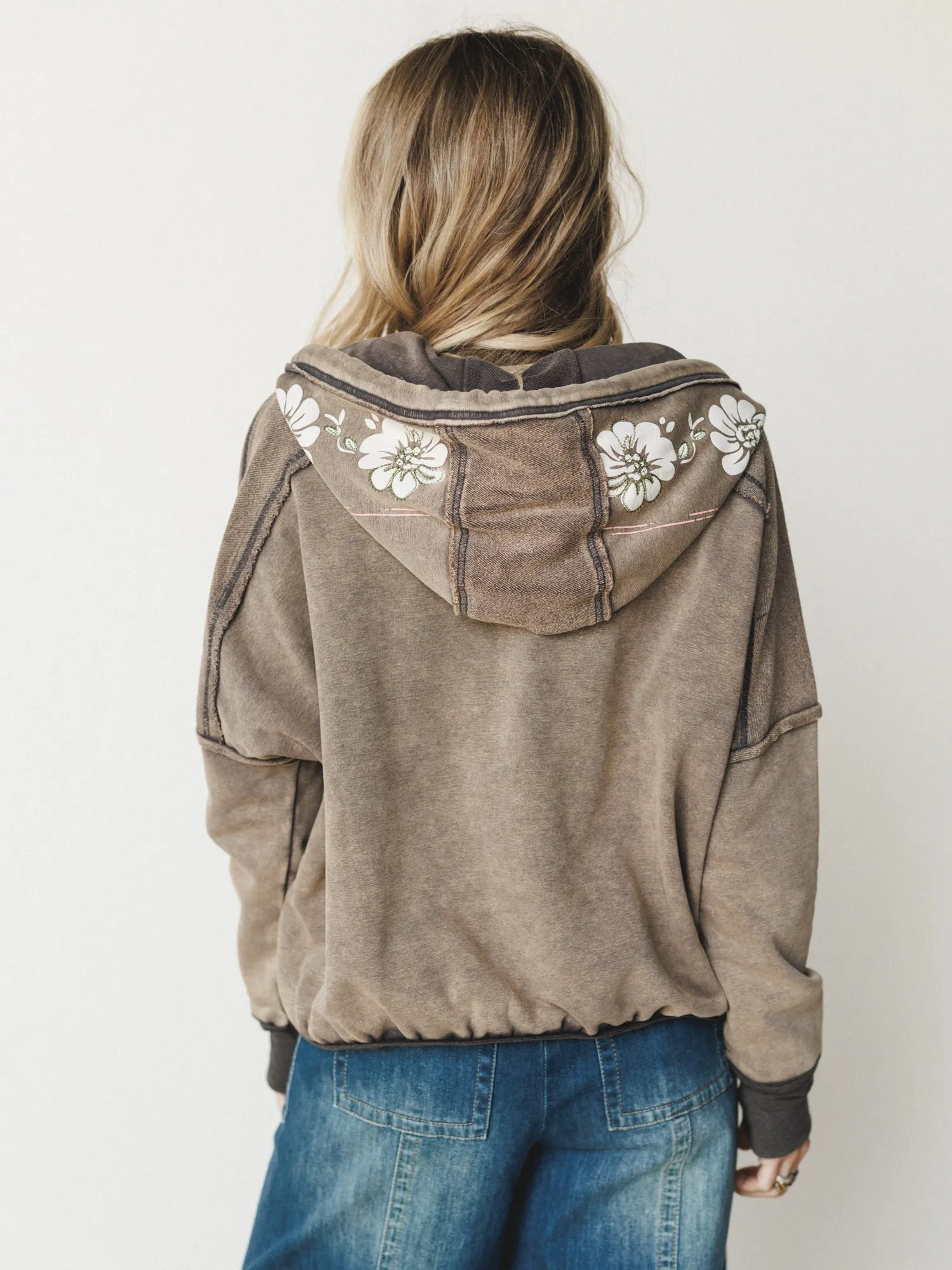 Flower Blooms Jacket - Ash sold by Three Bird Nest product image thumbnail 5