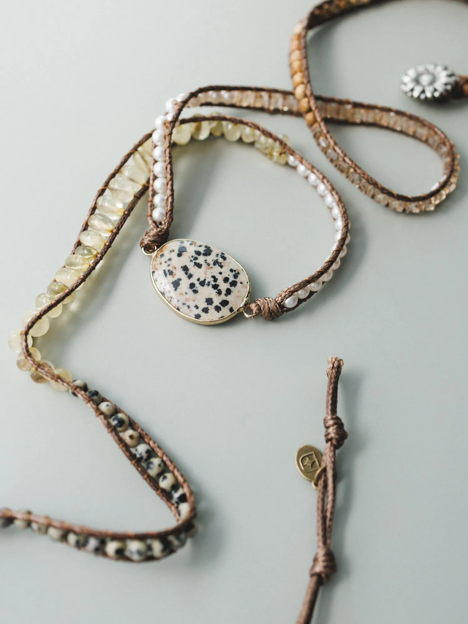 Kelly Wrap Bracelet - Robins Egg sold by Three Bird Nest product image thumbnail 2