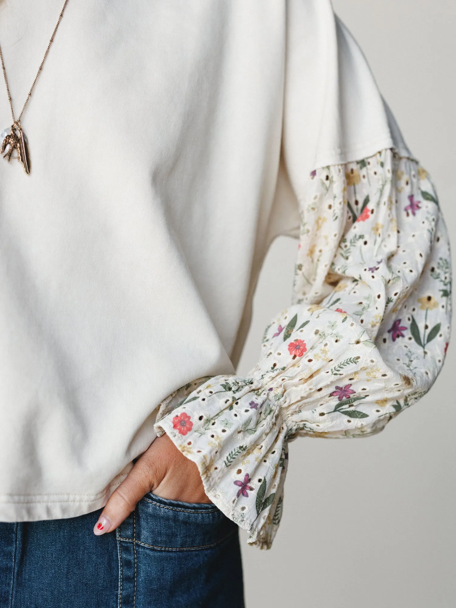 Summer Dreaming Blouse - Cream sold by Three Bird Nest product image thumbnail 4