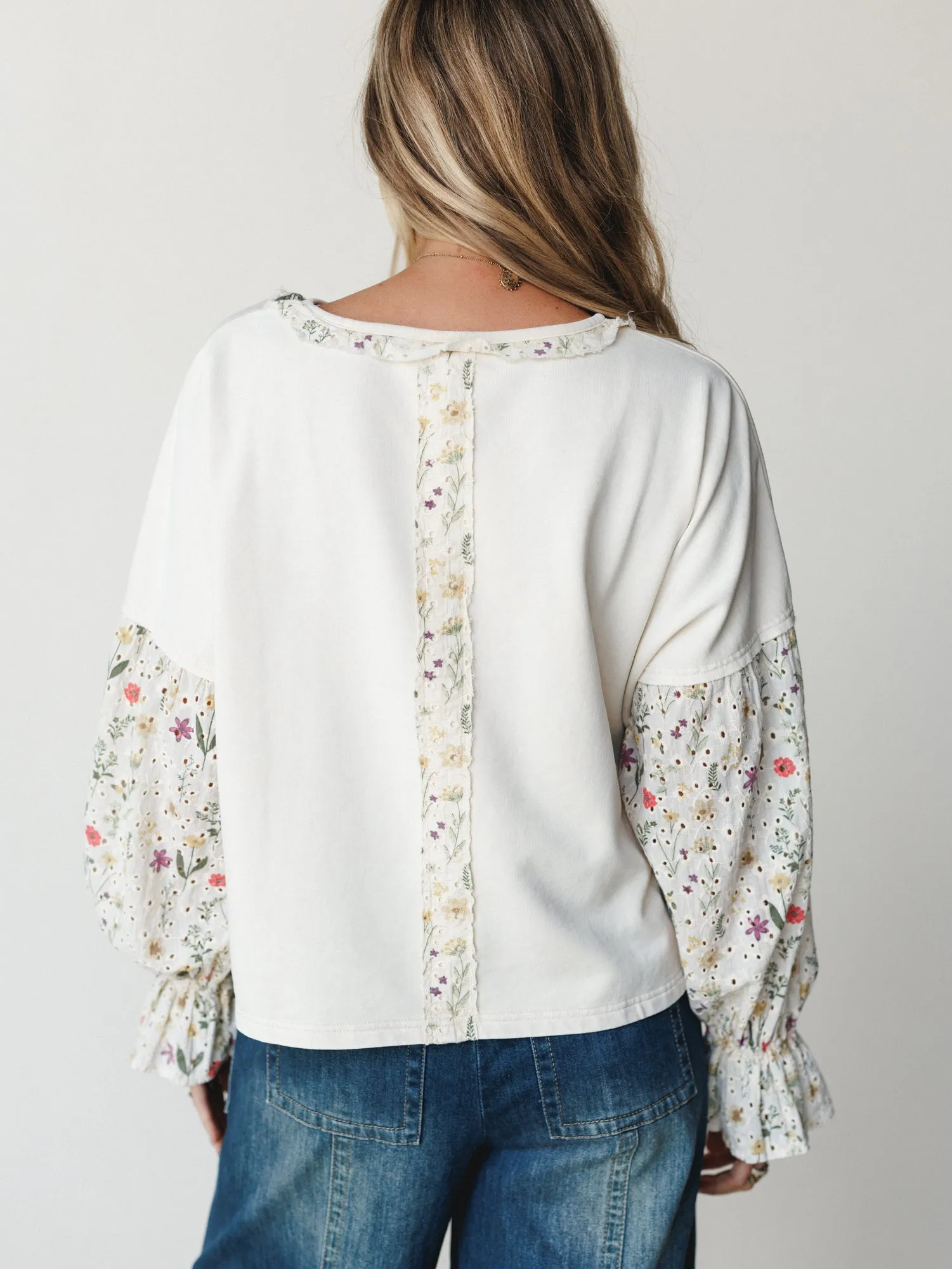 Summer Dreaming Blouse - Cream sold by Three Bird Nest product image thumbnail 3