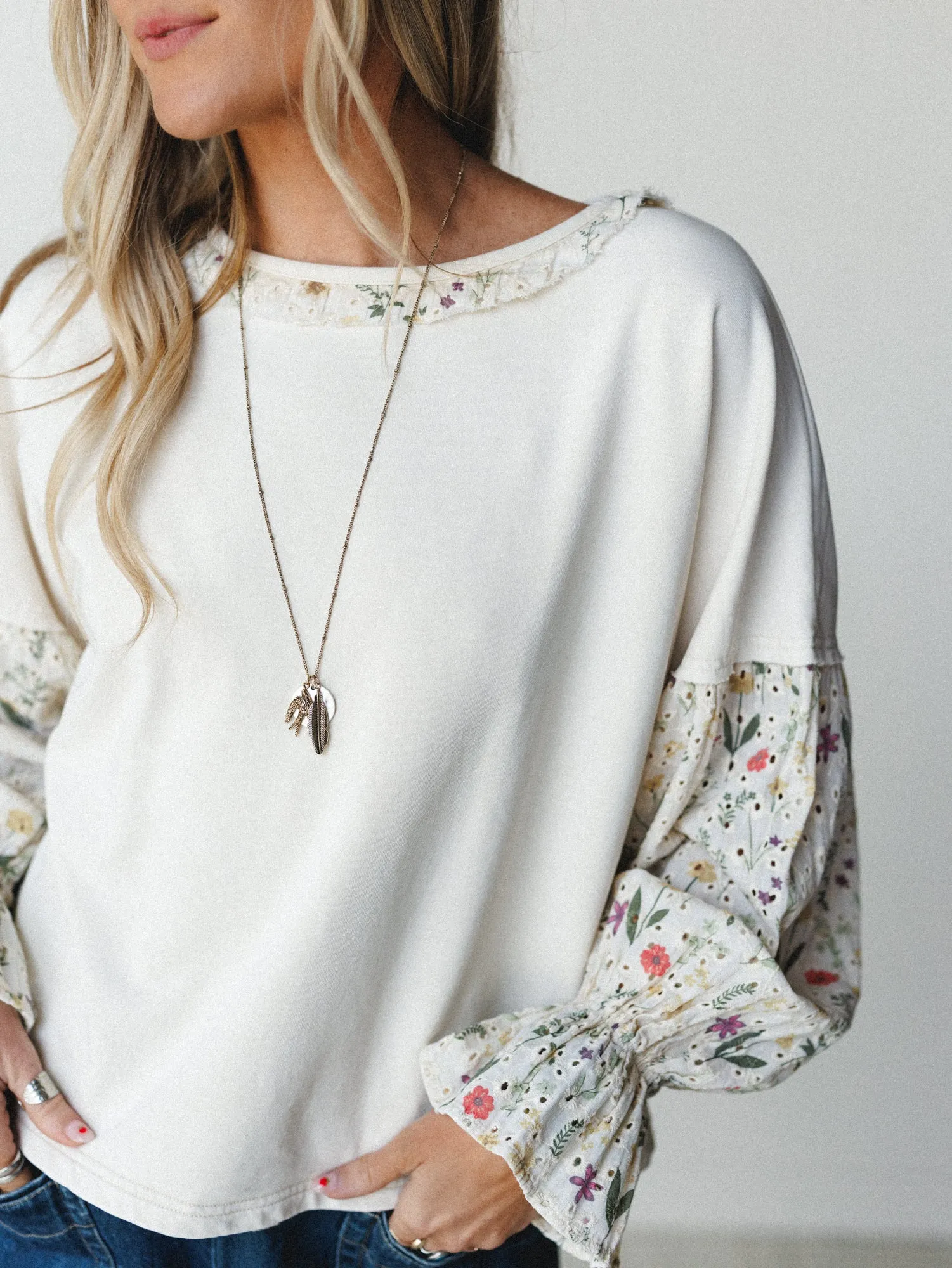 Summer Dreaming Blouse - Cream sold by Three Bird Nest product image thumbnail 2