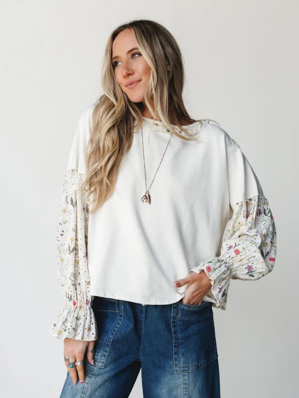 Summer Dreaming Blouse - Cream made by mittoshop