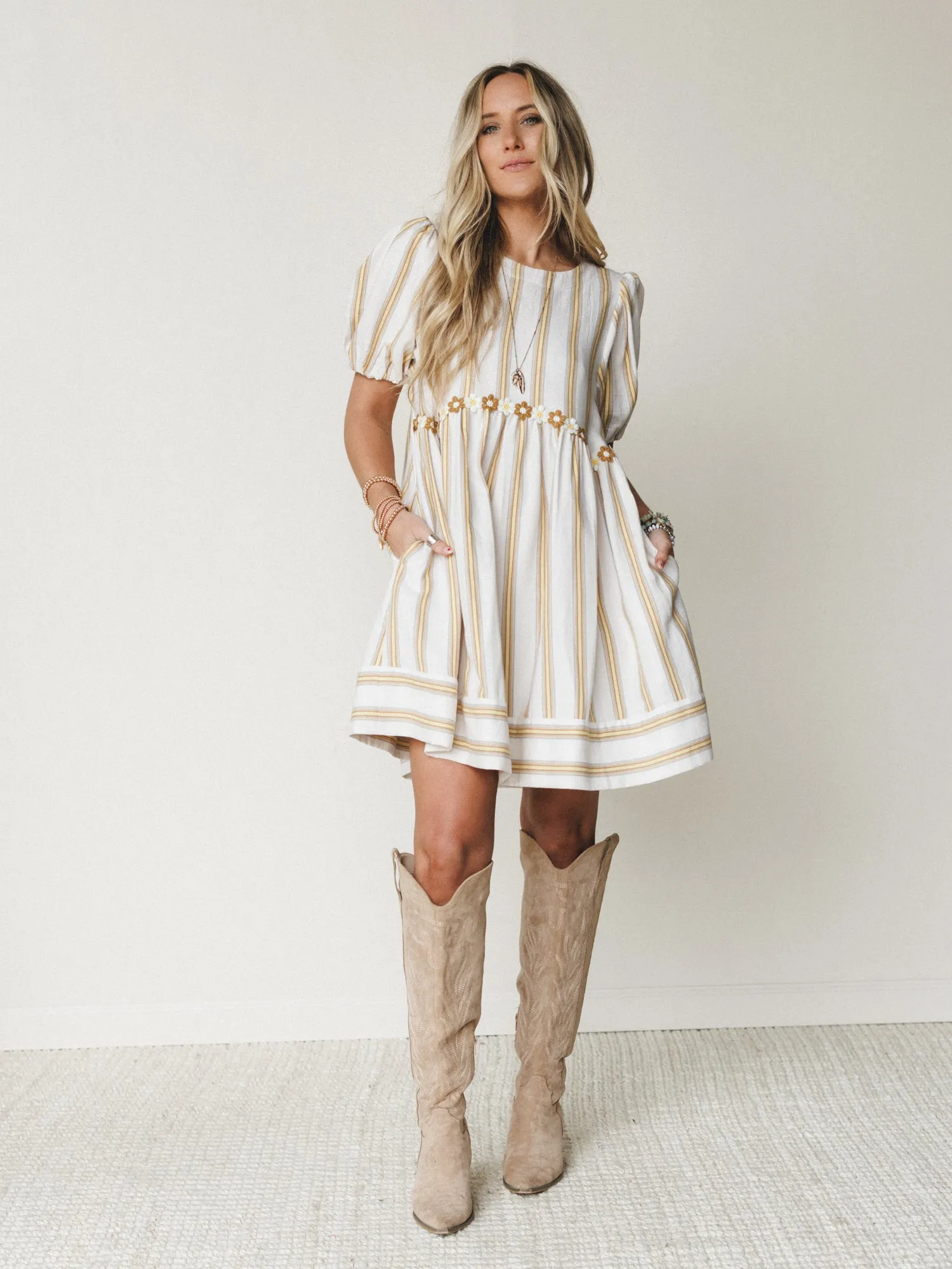 Solar Flare Dress
- Oatmeal sold by Three Bird Nest product image thumbnail 2