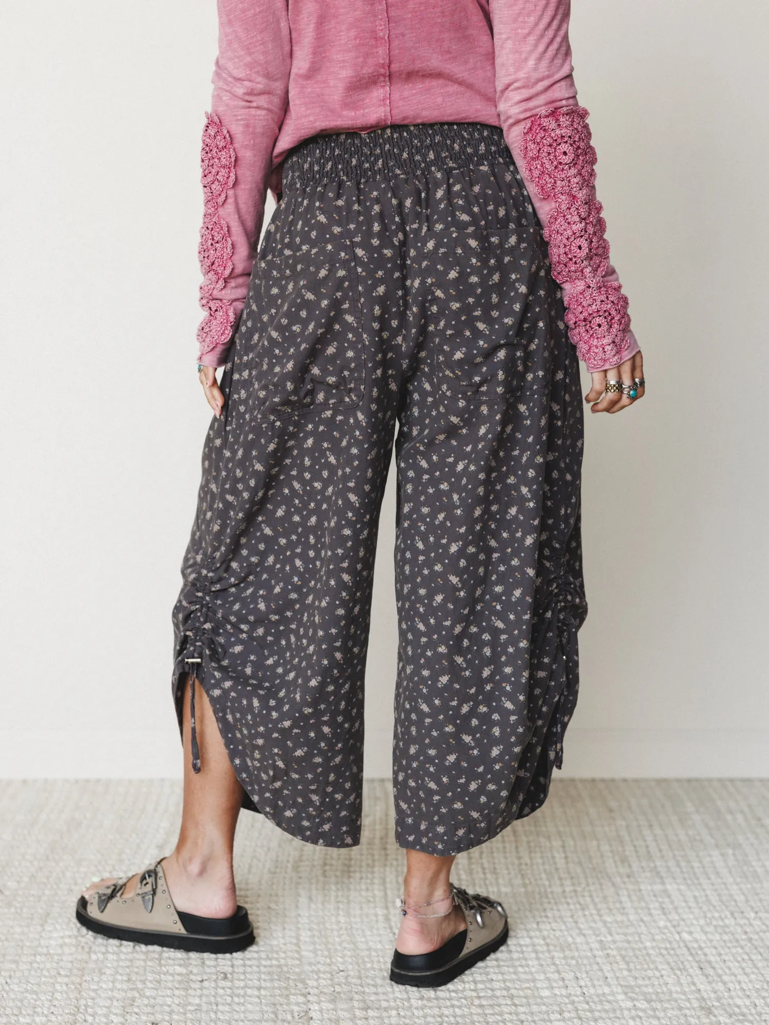Vintage Blooms Pants - Ash Mocha sold by Three Bird Nest product image thumbnail 4