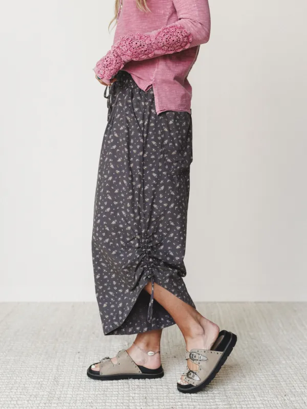 Vintage Blooms Pants - Ash Mocha made by easel