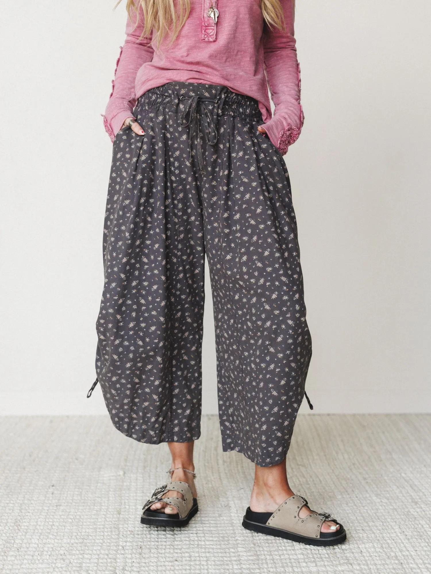 Vintage Blooms Pants - Ash Mocha sold by Three Bird Nest product image thumbnail 2