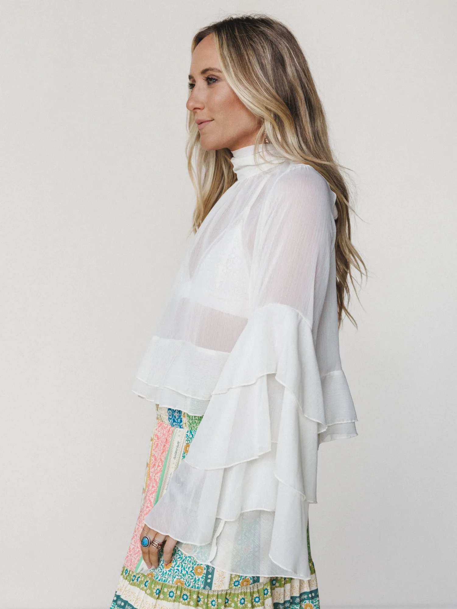 Love in Bloom Blouse
- Cream sold by Three Bird Nest product image thumbnail 5