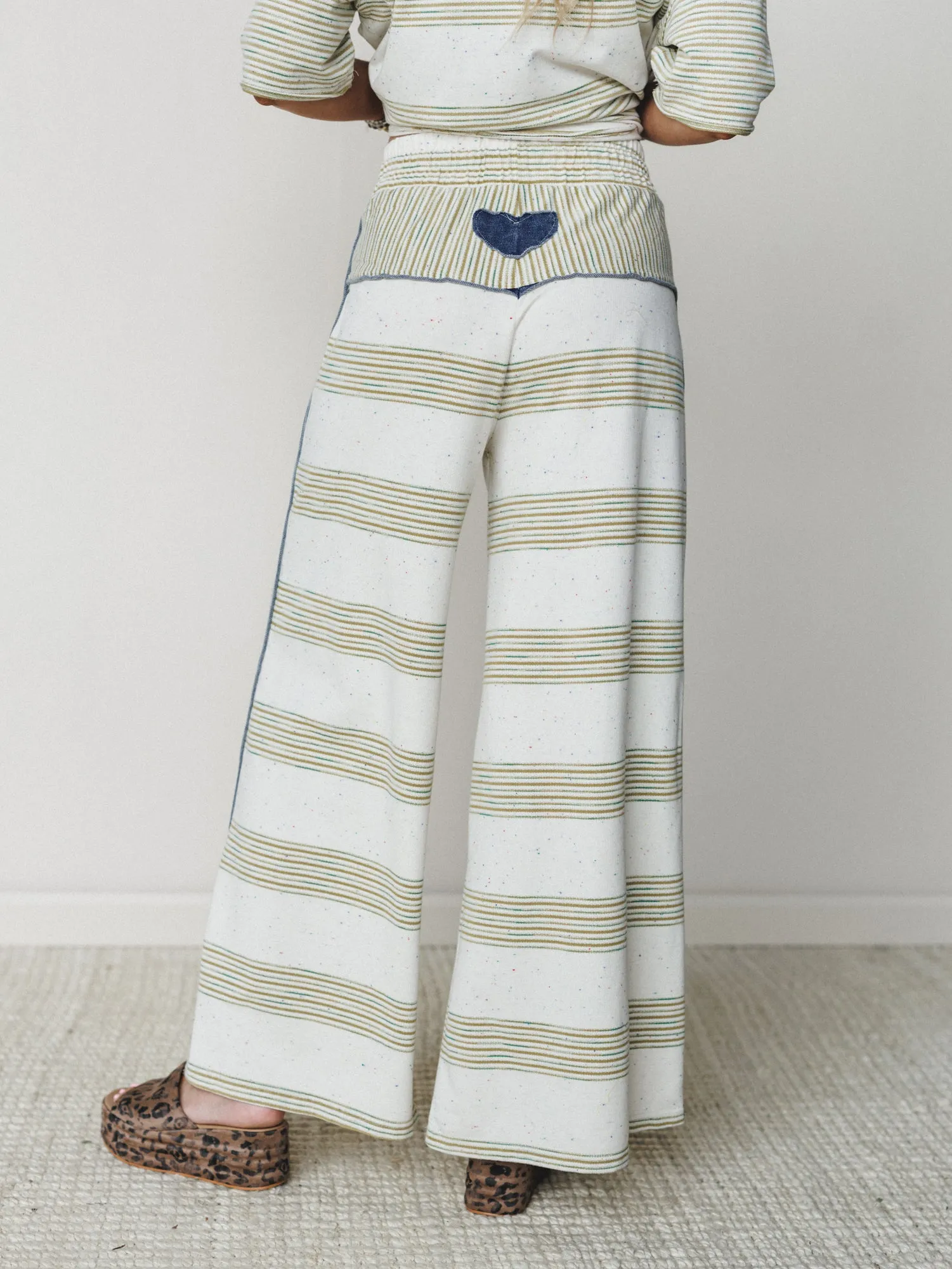 Striped Shores Pants - Olive sold by Three Bird Nest product image thumbnail 5