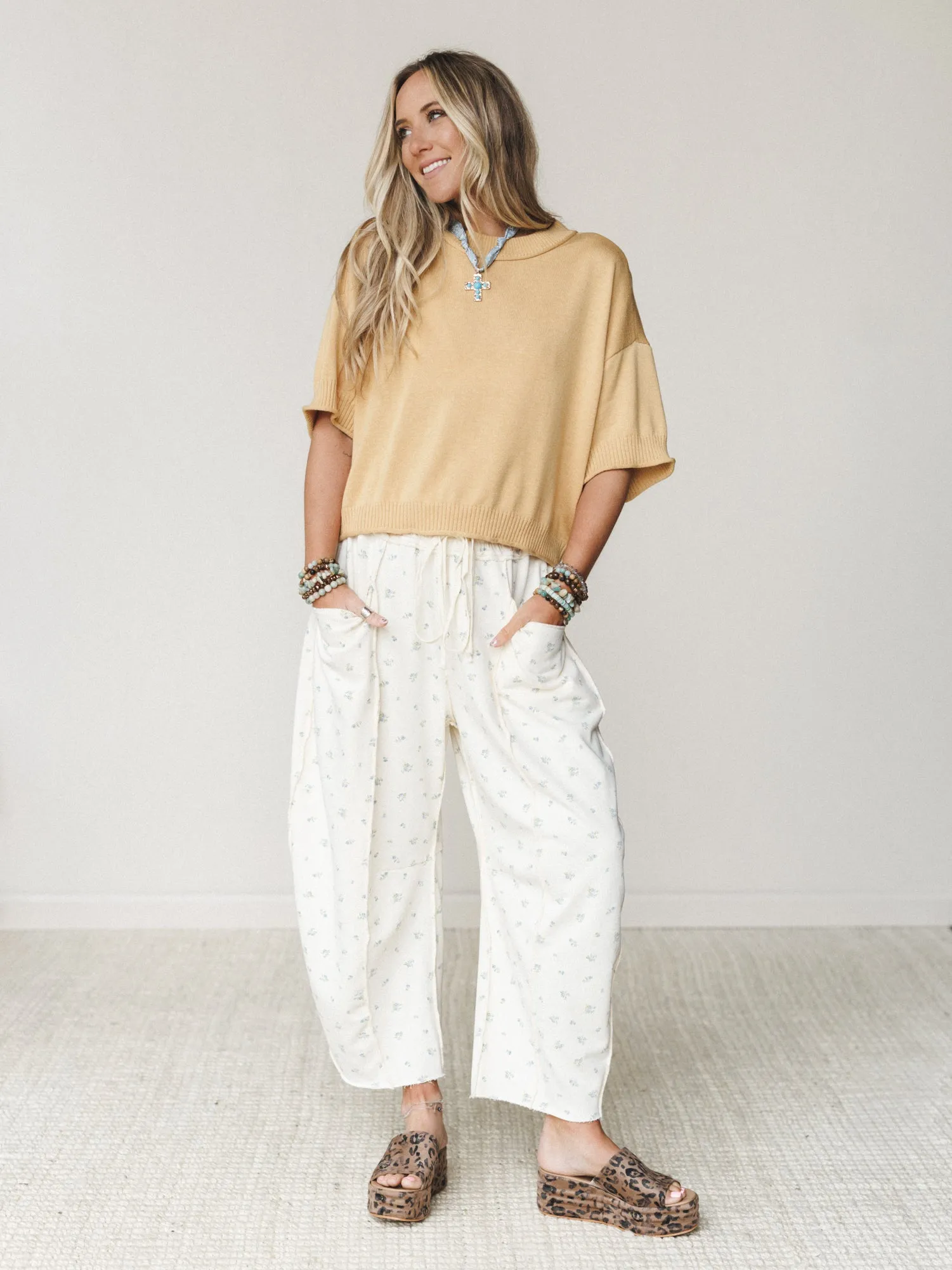 New in Town Pants - Butter sold by Three Bird Nest product image thumbnail 5