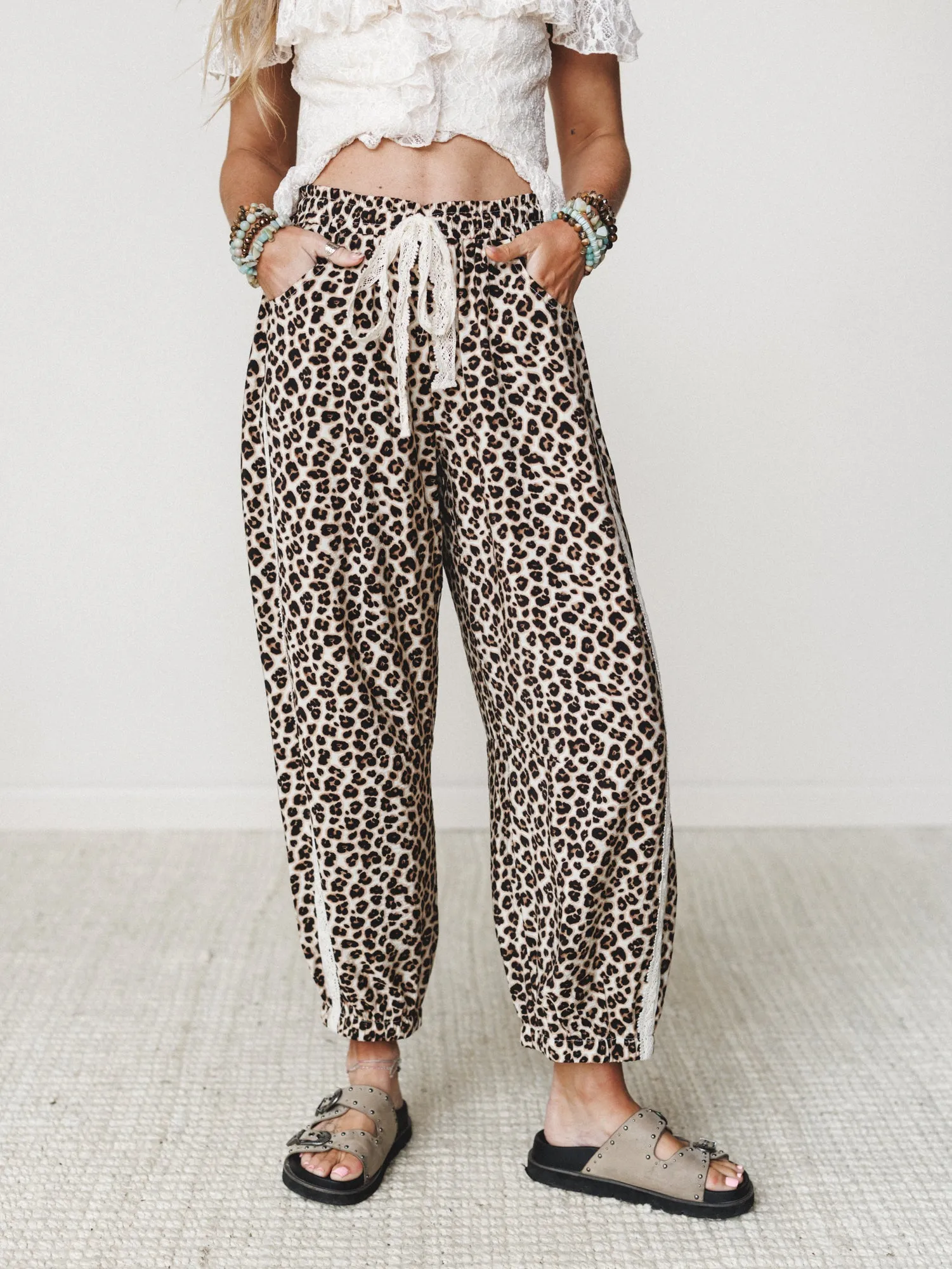 Wild Love Pants - Leopard sold by Three Bird Nest product image thumbnail 3