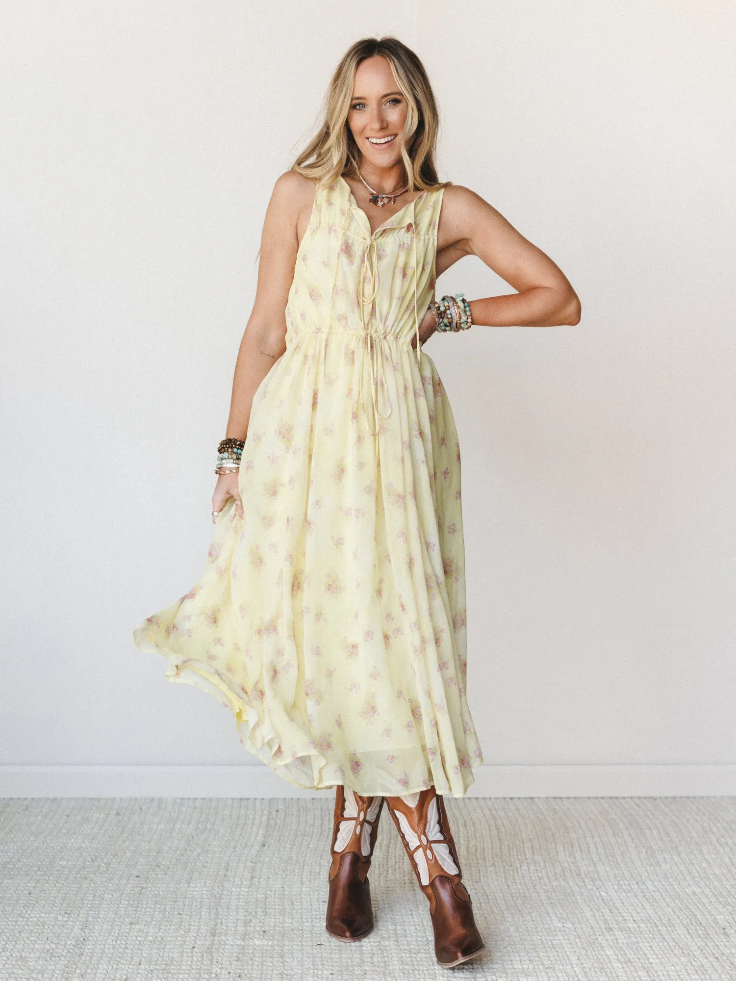 Spring Light Dress
- Lemon Multi sold by Three Bird Nest product image thumbnail 4