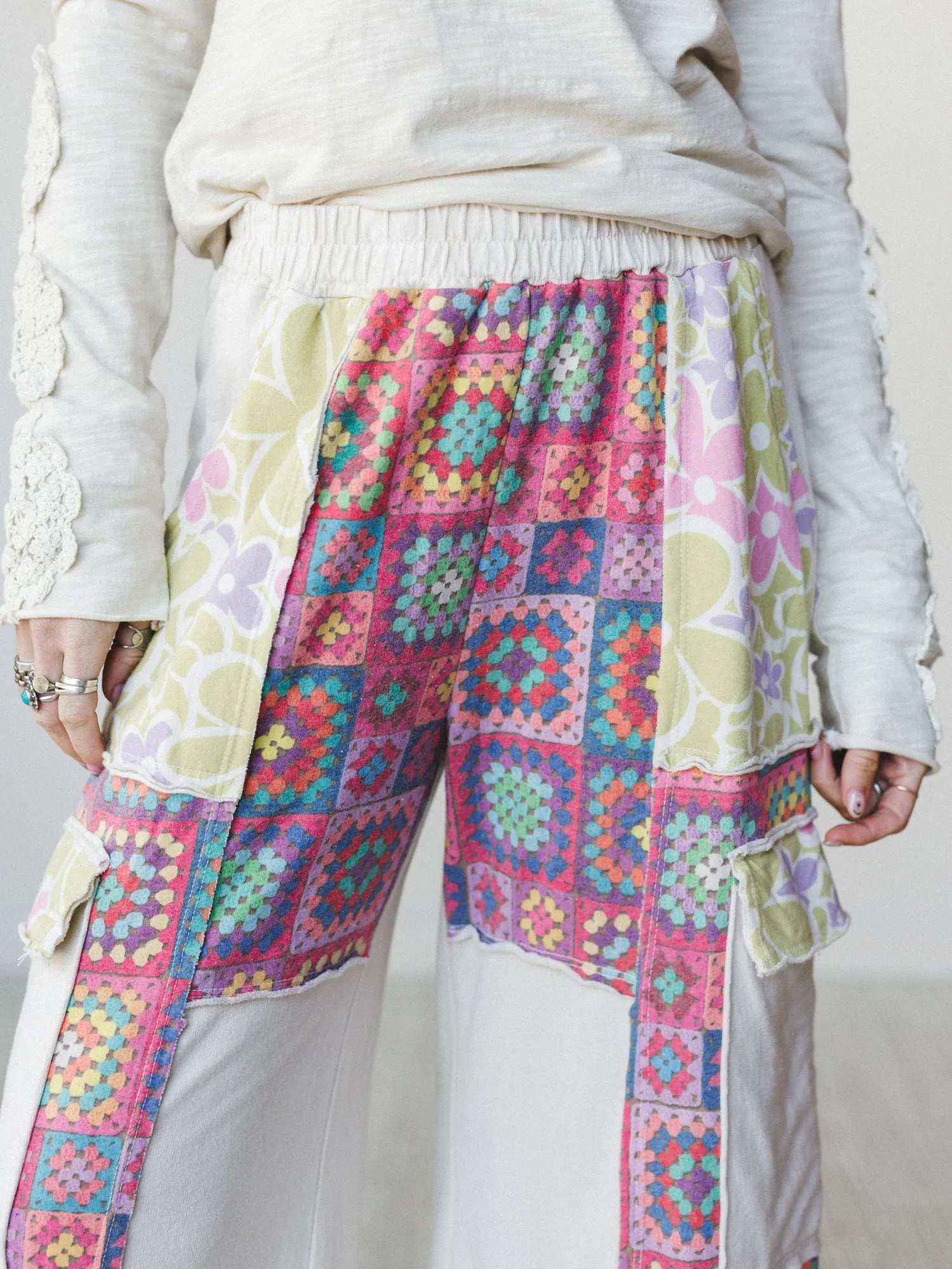 Desert Collage Pants - Natural sold by Three Bird Nest product image thumbnail 3