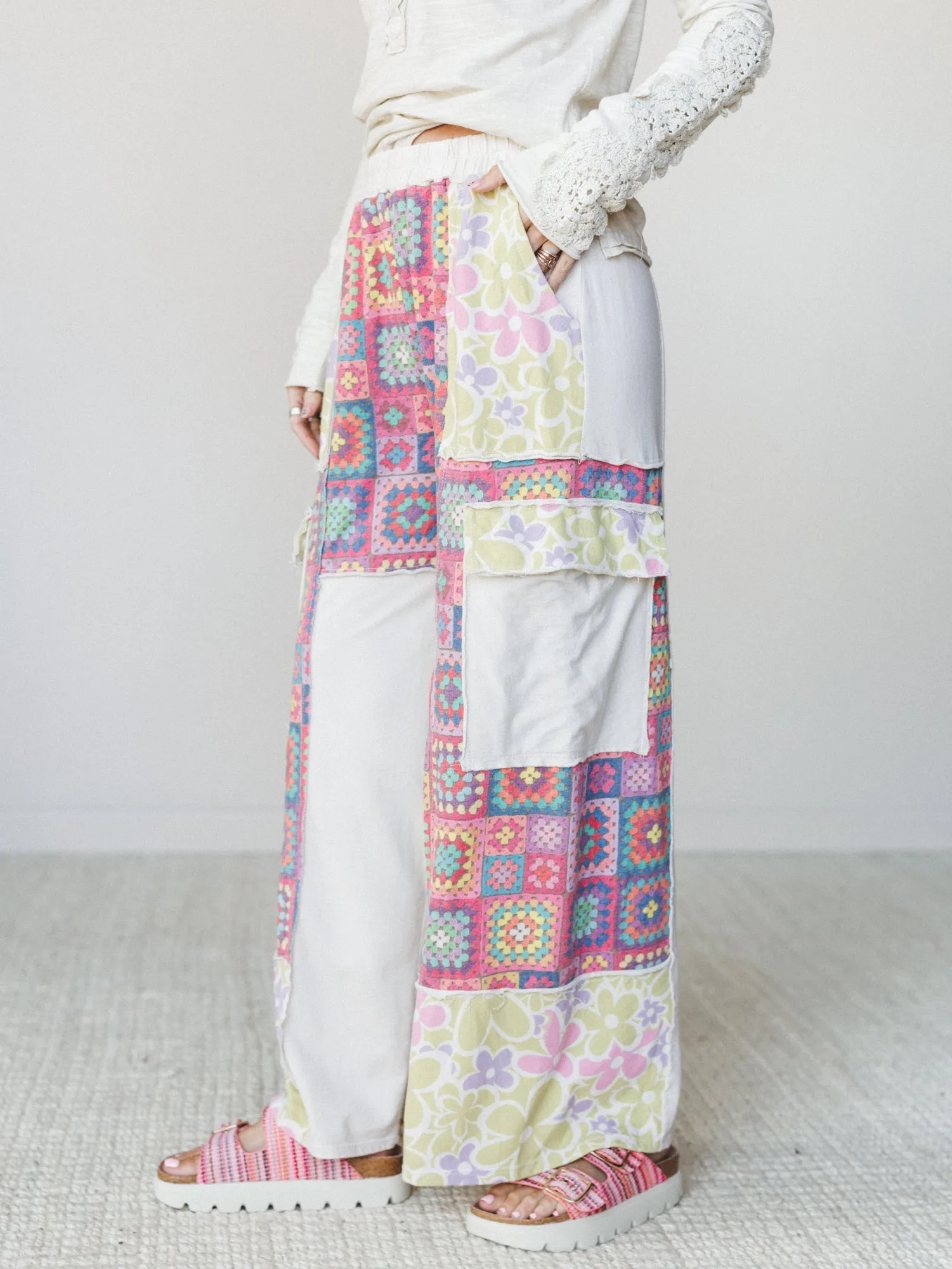 Desert Collage Pants - Natural sold by Three Bird Nest product image thumbnail 2