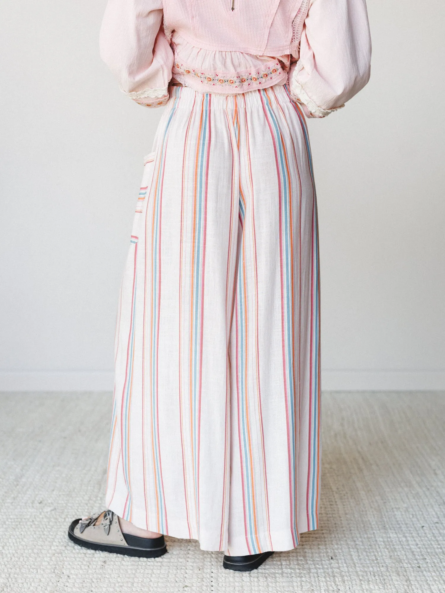 Just Like Sunshine Striped Pants - Natural sold by Three Bird Nest product image thumbnail 4