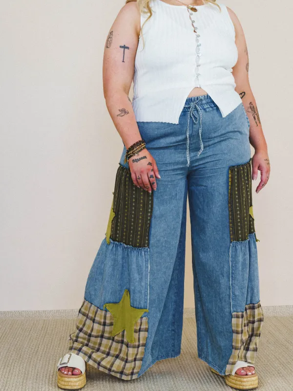 Morning Drift Pants - Olive made by easel