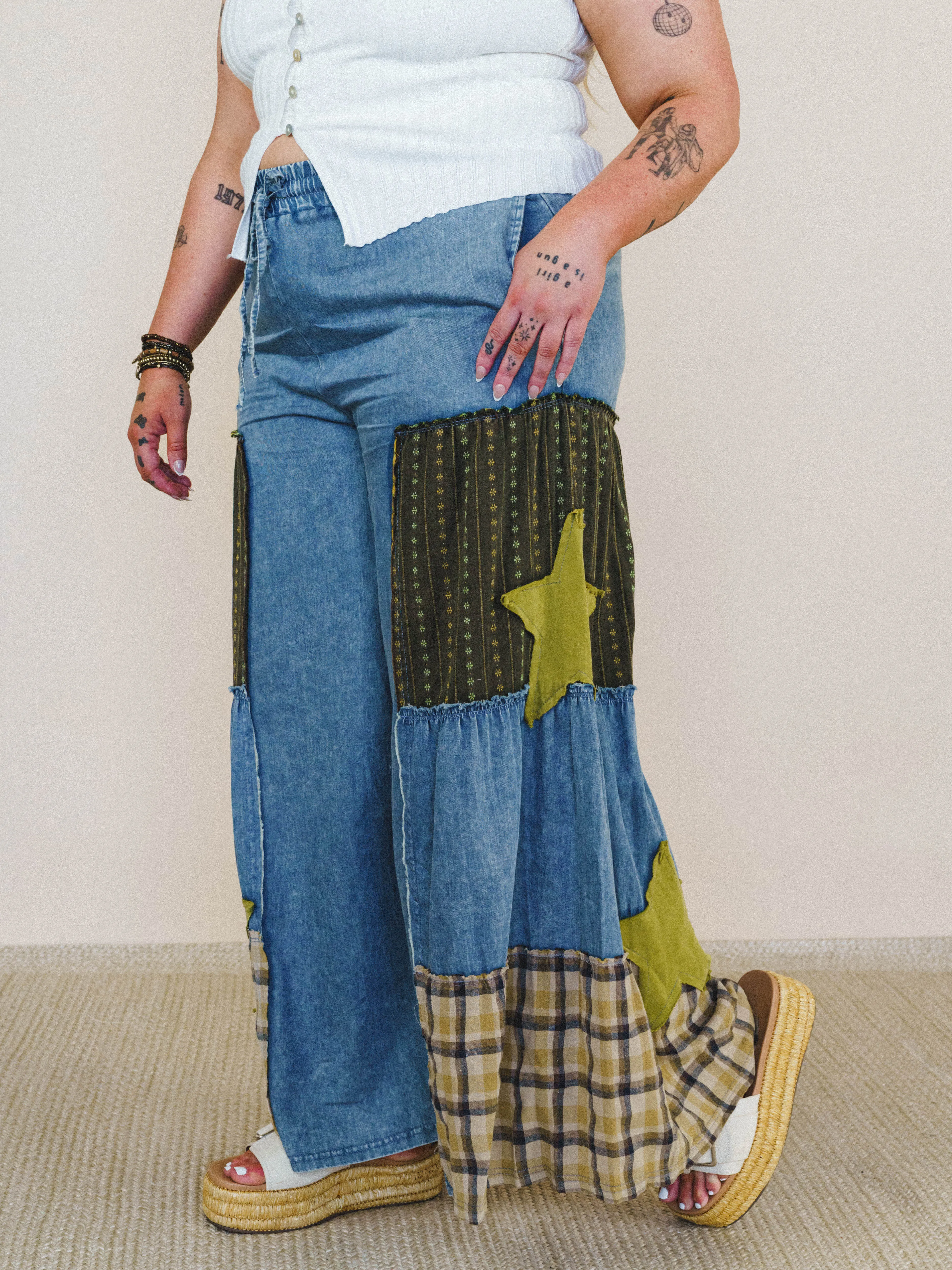 Morning Drift Pants - Olive sold by Three Bird Nest product image thumbnail 2