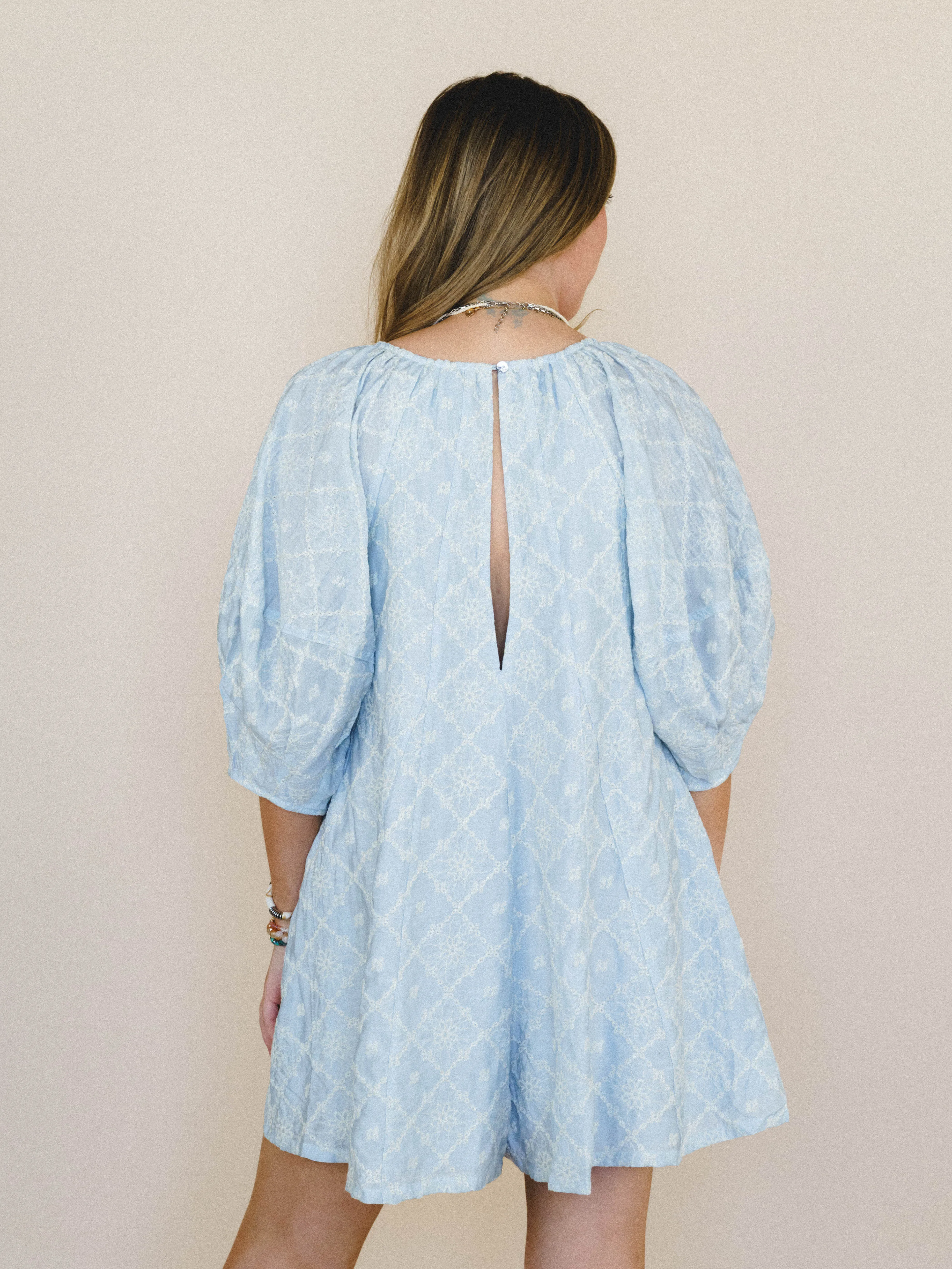 Quaint Whisper Romper - Light Chambray sold by Three Bird Nest product image thumbnail 2