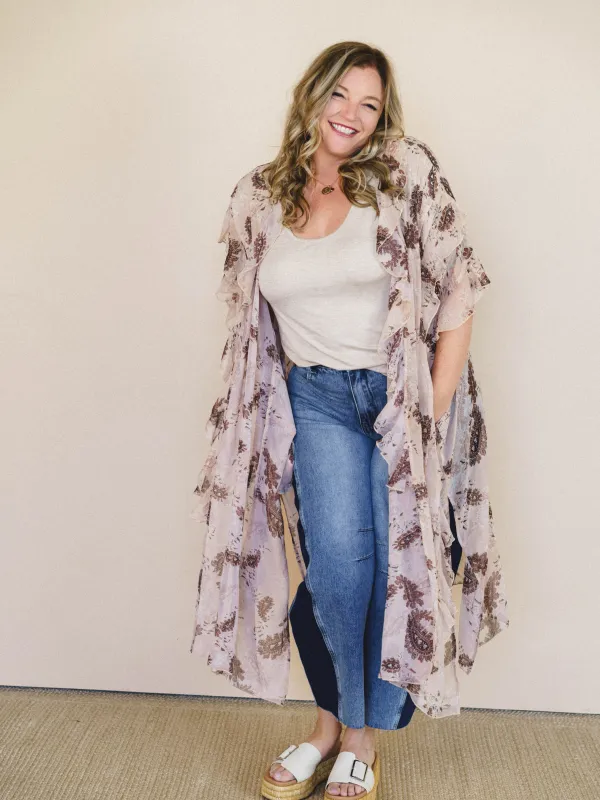 Western Sun Kimono - Beige made by Davi & Dani