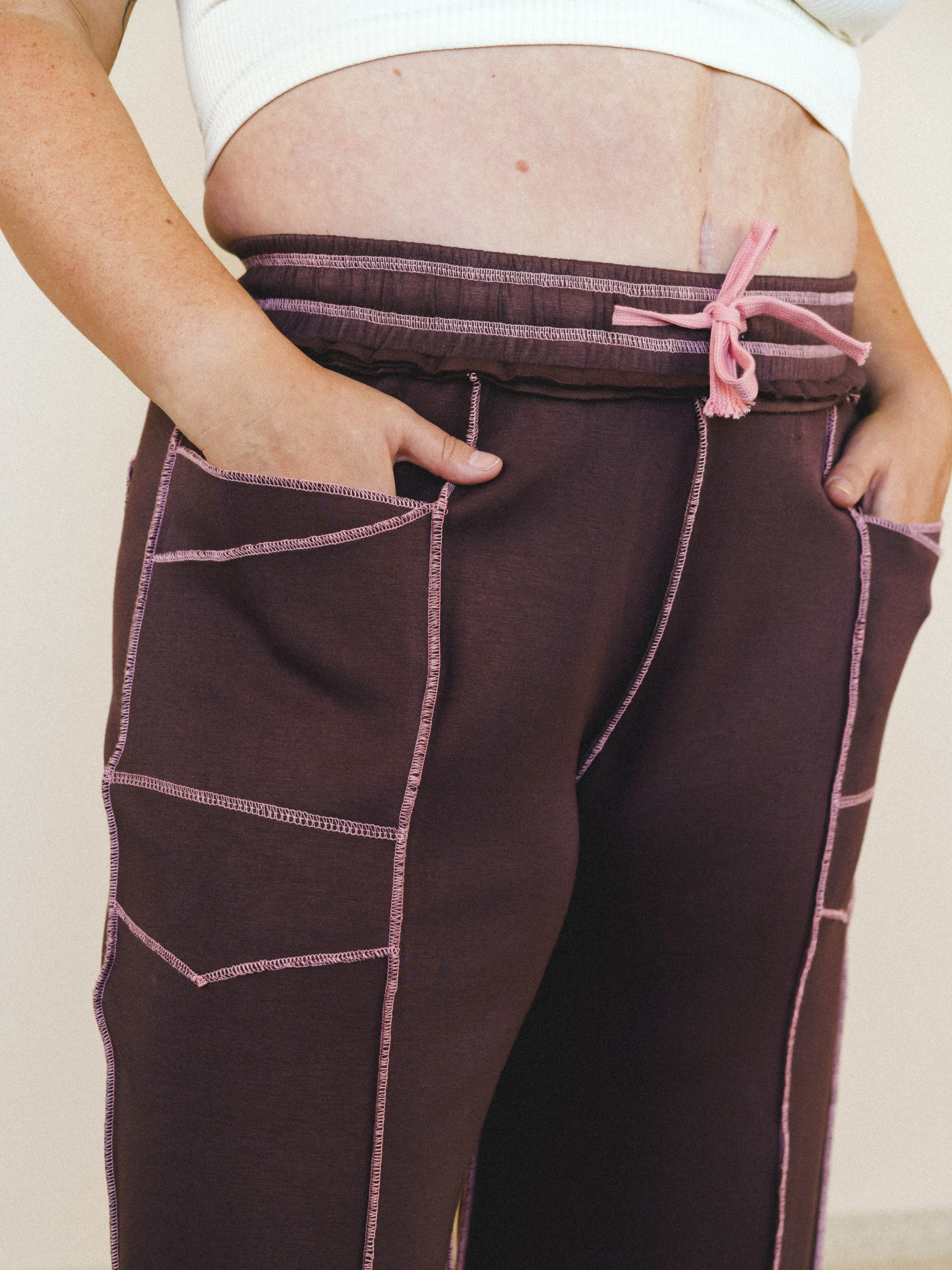 Lounge Hour Pants - Mocha Brown sold by Three Bird Nest product image thumbnail 4