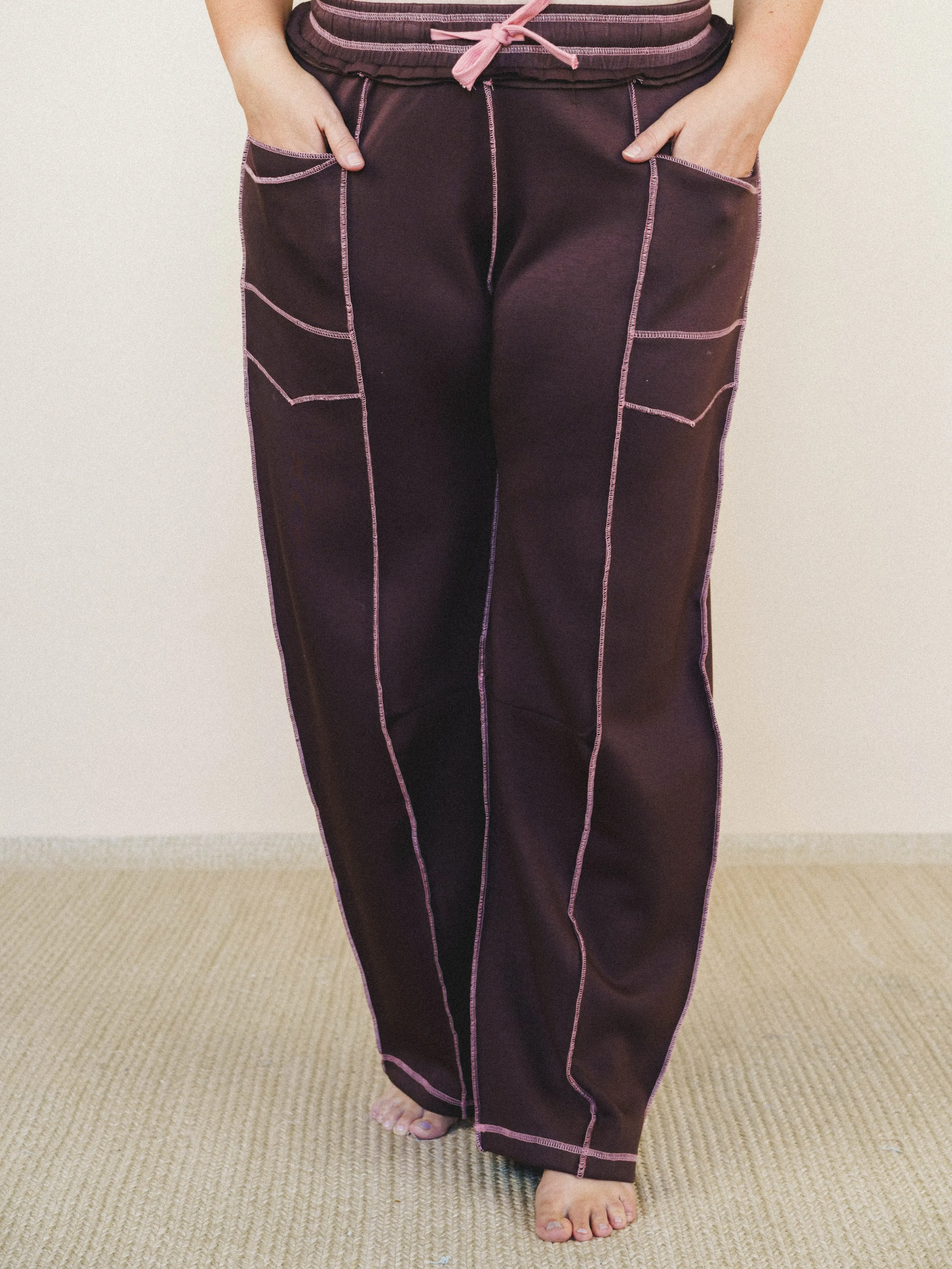 Lounge Hour Pants - Mocha Brown sold by Three Bird Nest product image thumbnail 3