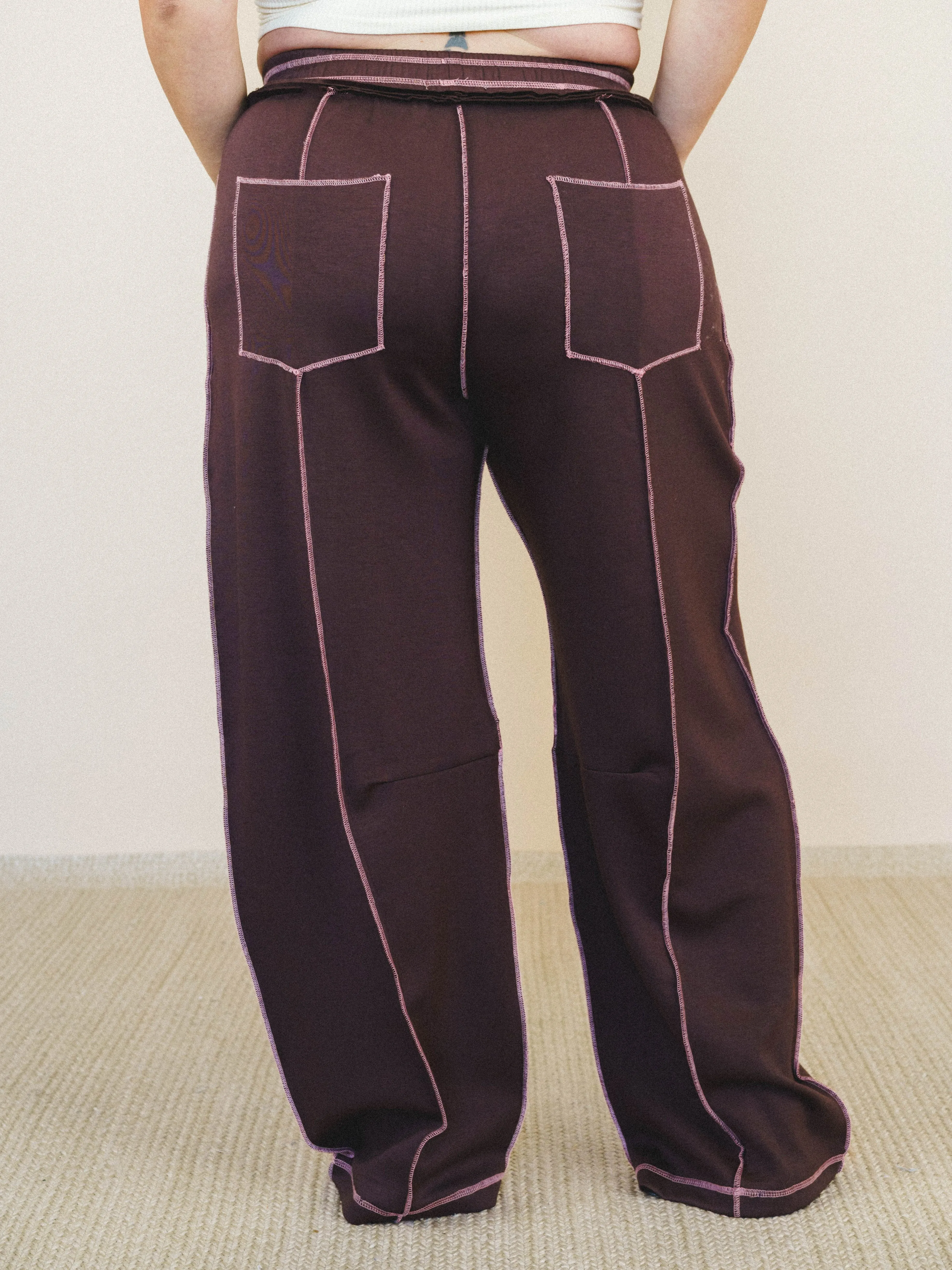 Lounge Hour Pants - Mocha Brown sold by Three Bird Nest product image thumbnail 2