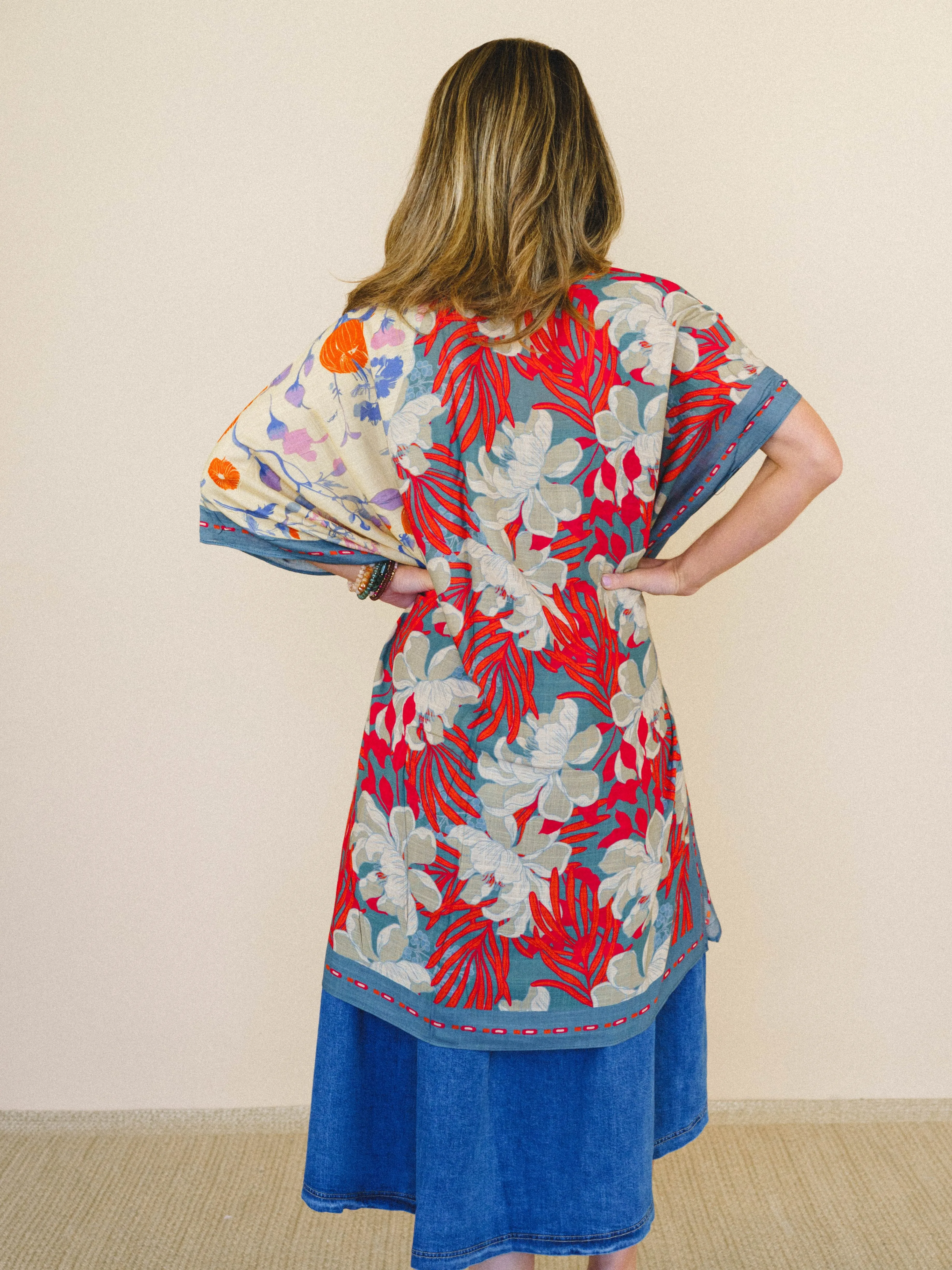 Soft Petals Kimono - Phyllis sold by Three Bird Nest product image thumbnail 2