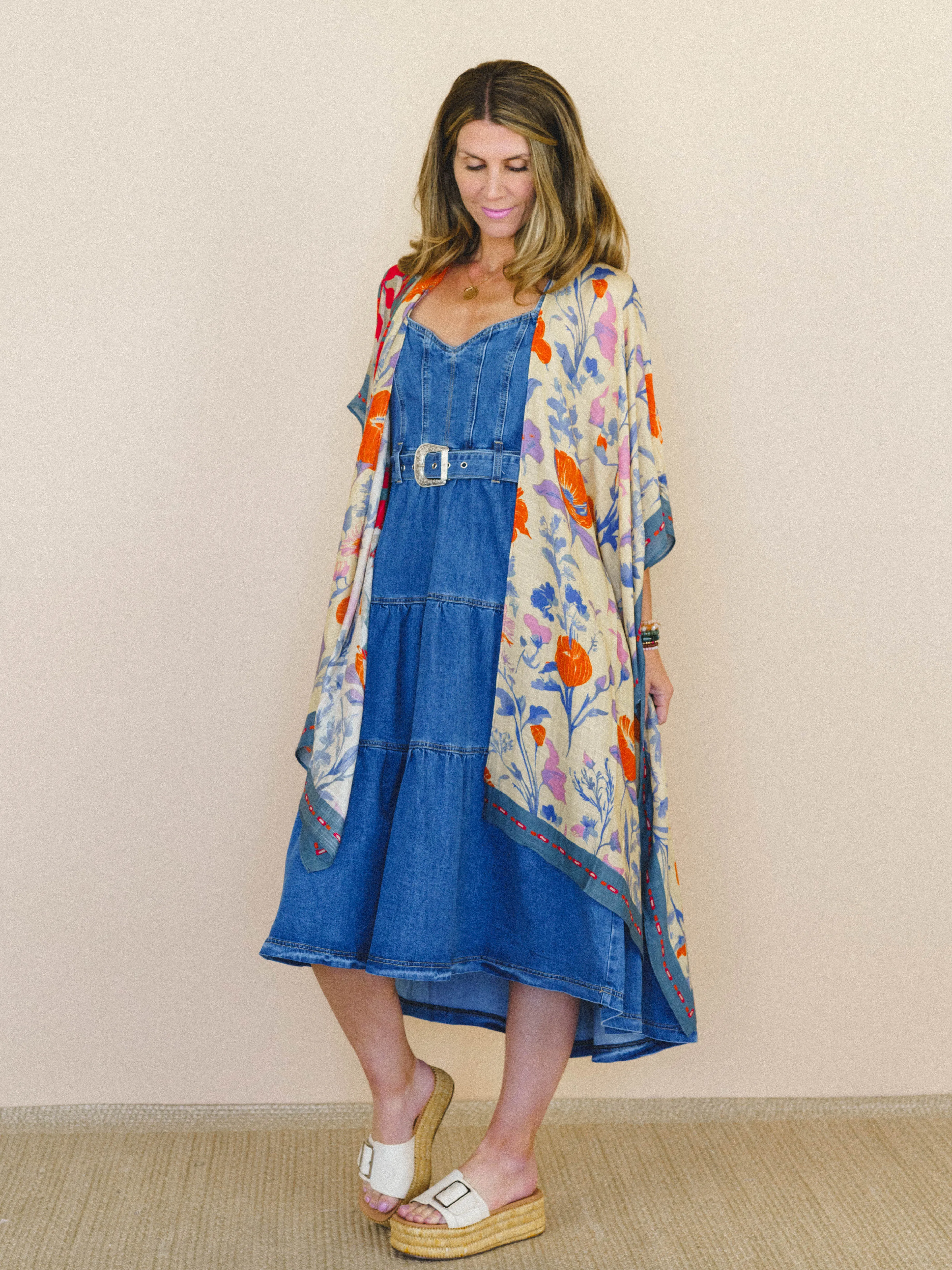 Soft Petals Kimono - Phyllis sold by Three Bird Nest product image thumbnail 3