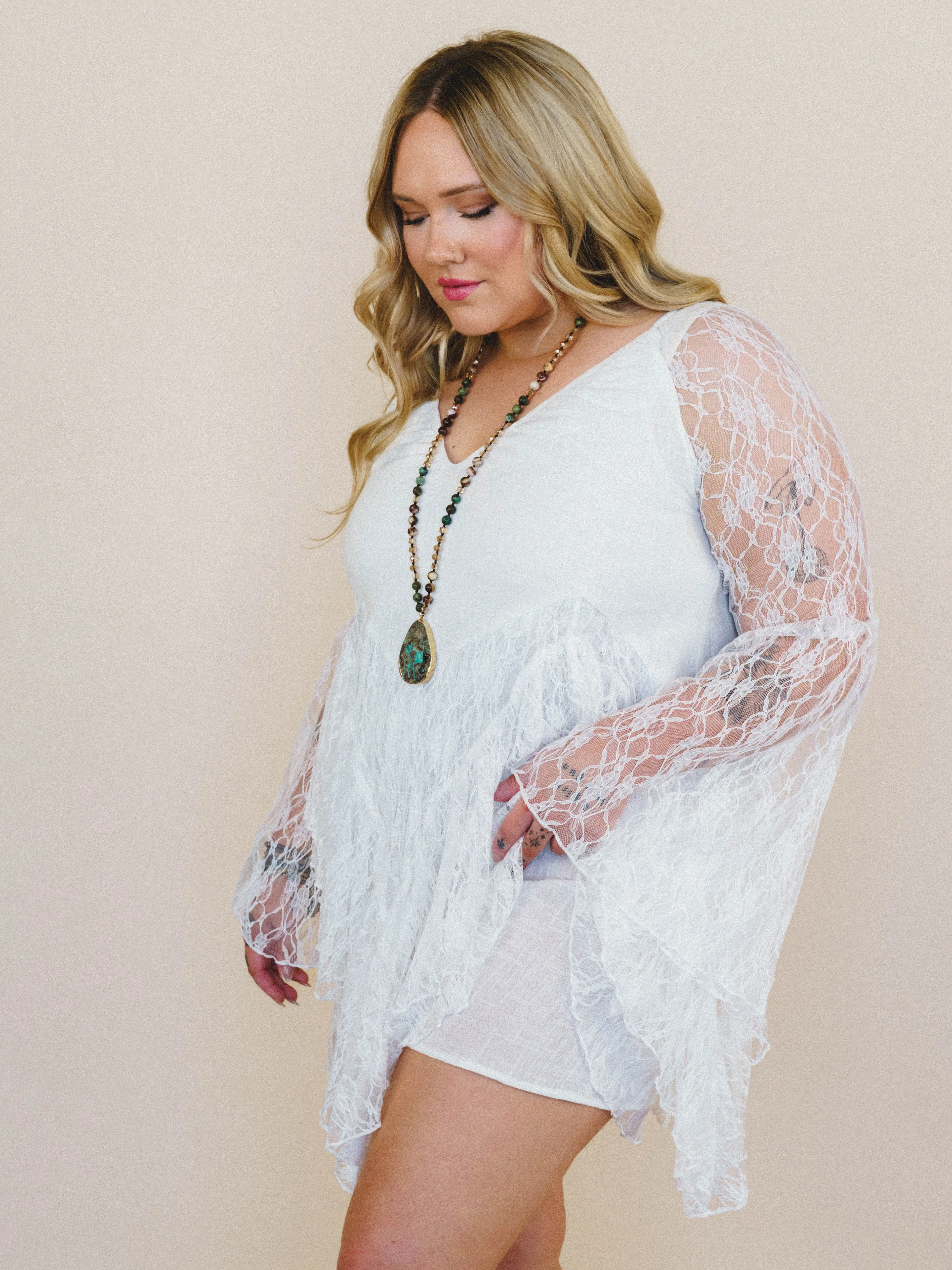 Dreamy Darlin' Dress - Cream sold by Three Bird Nest product image thumbnail 4