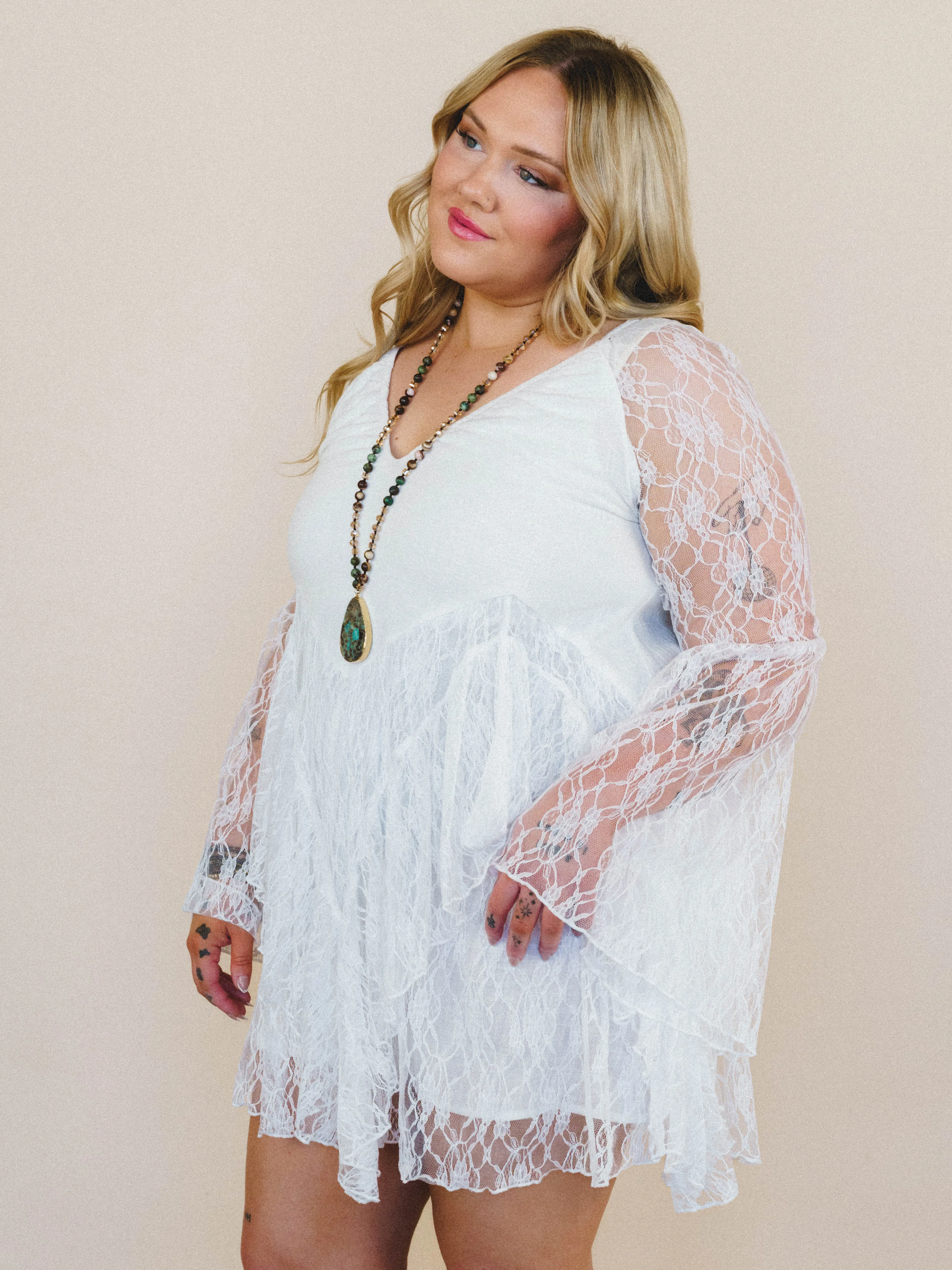 Dreamy Darlin' Dress - Cream sold by Three Bird Nest product image thumbnail 5