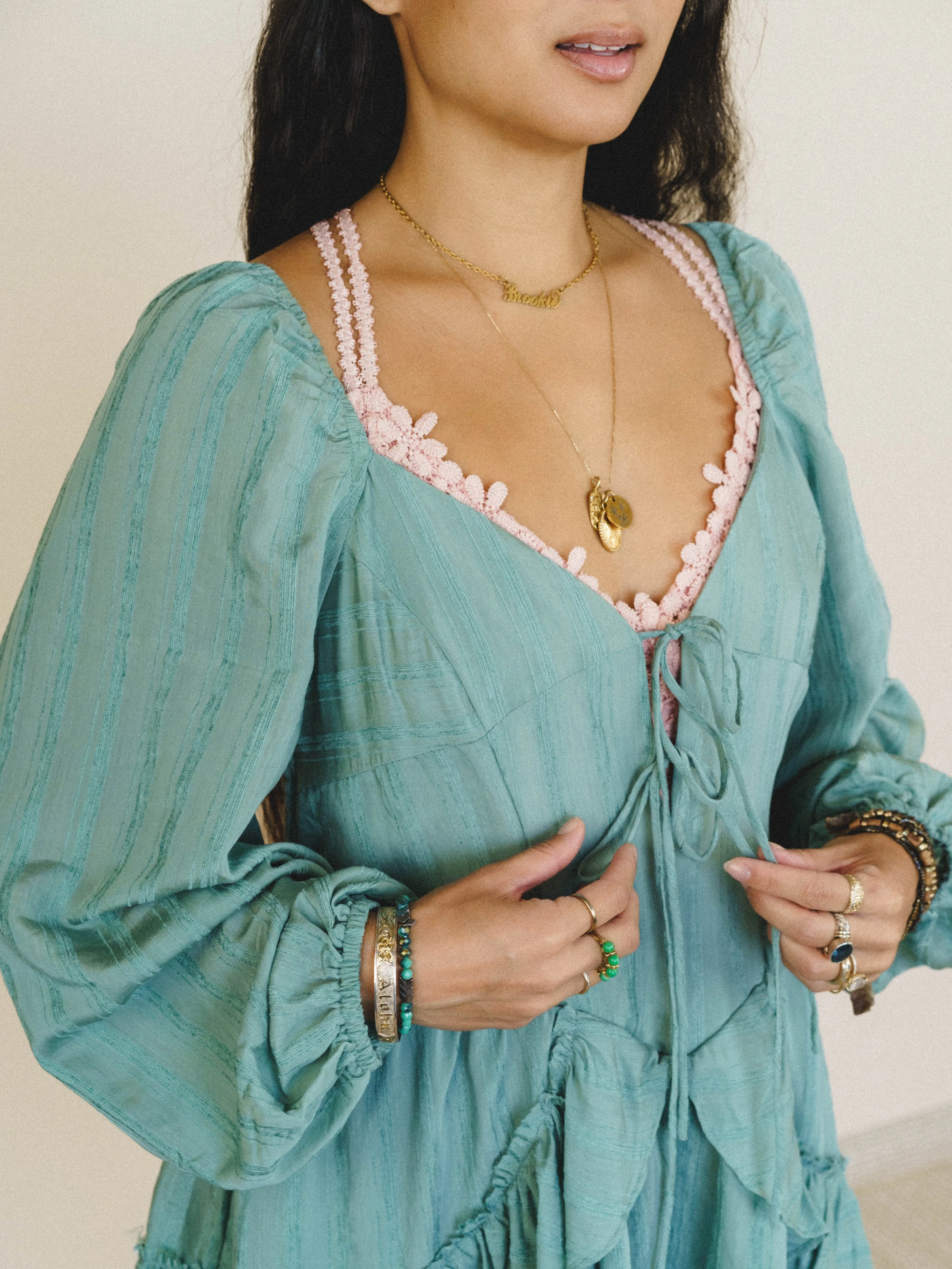 Masey Romper - Pine Green sold by Three Bird Nest product image thumbnail 3
