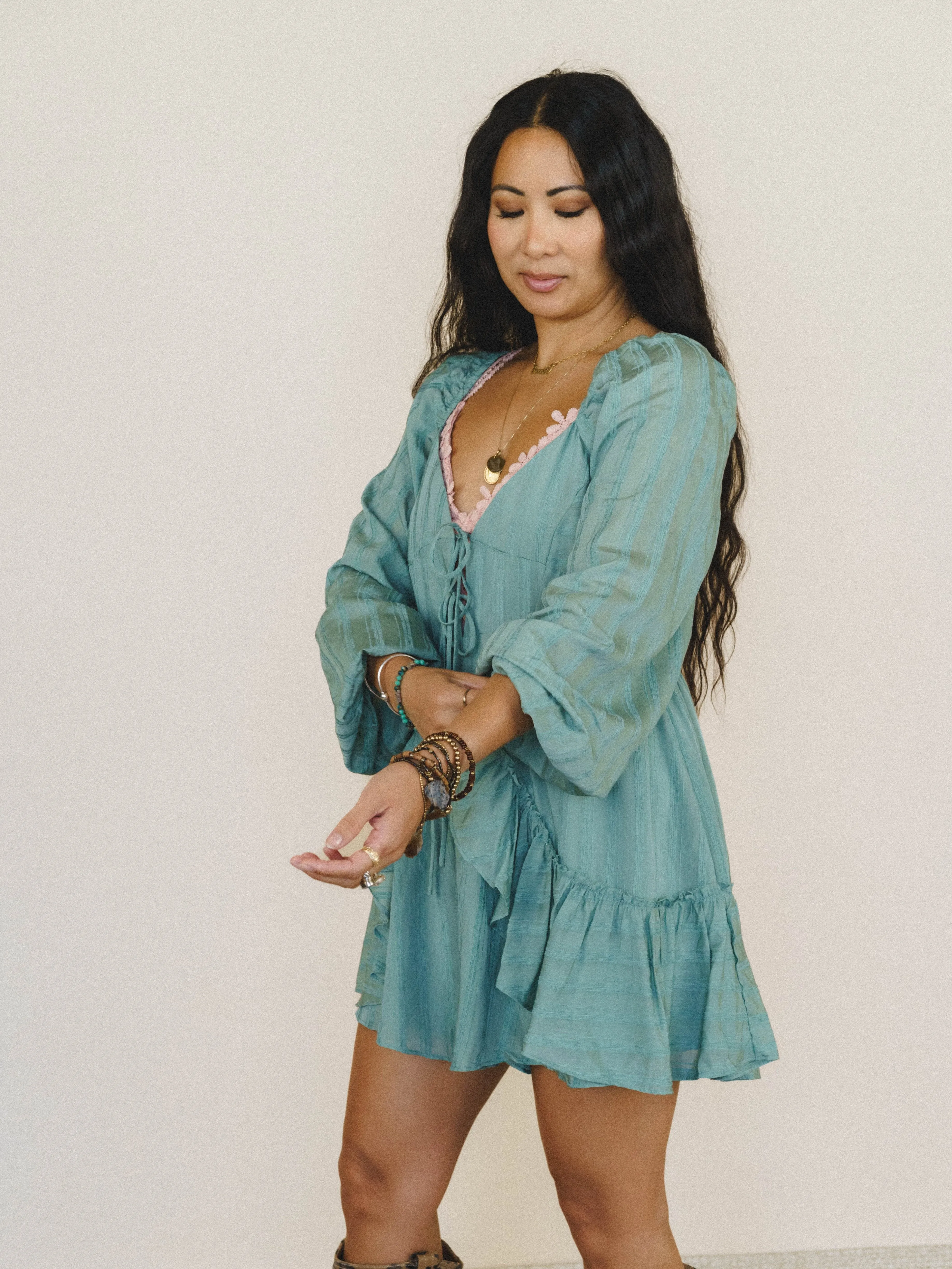 Masey Romper - Pine Green sold by Three Bird Nest product image thumbnail 5