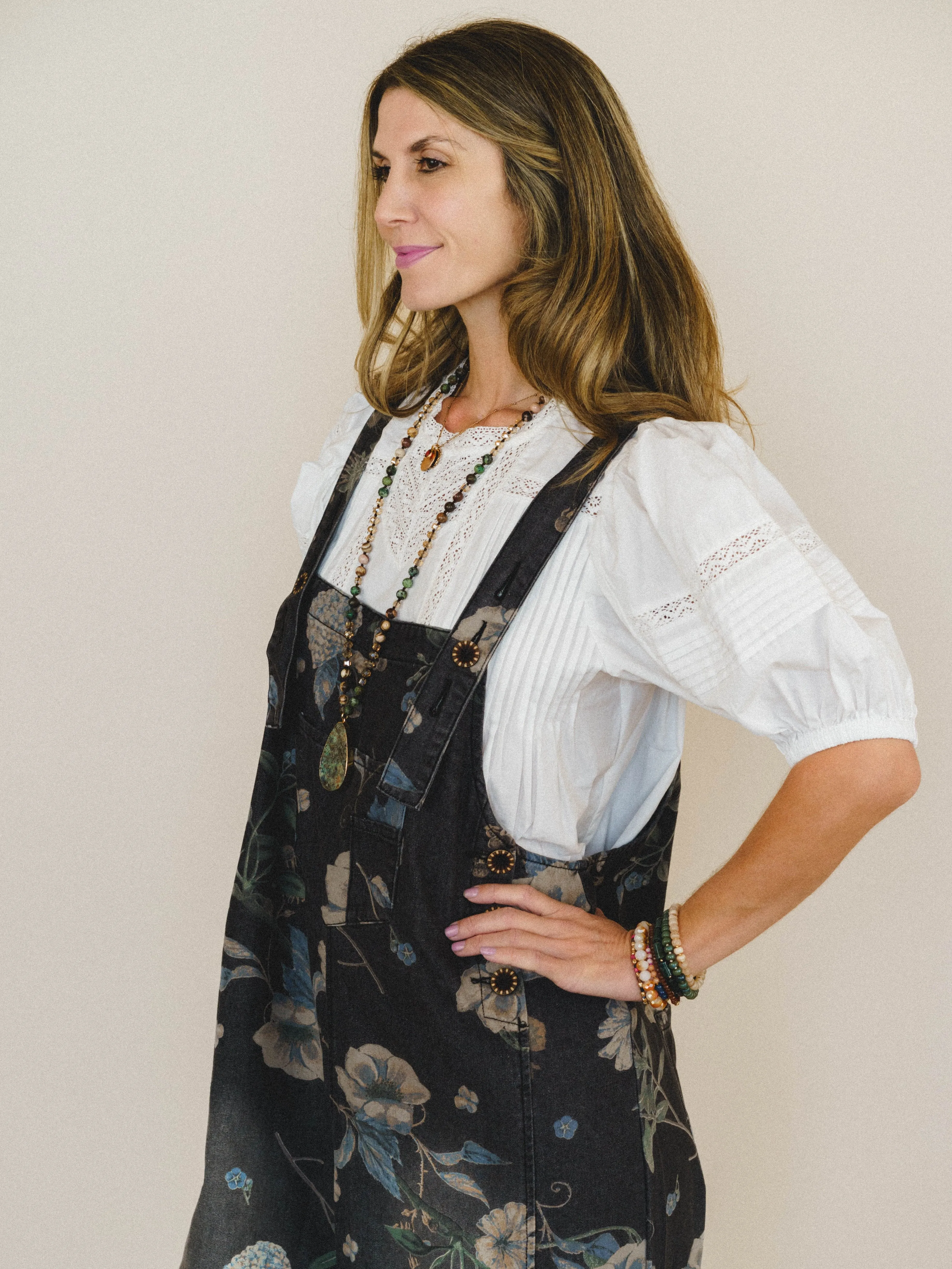 High Hopes Slouchy Denim Overalls - Black Denim sold by Three Bird Nest product image thumbnail 5