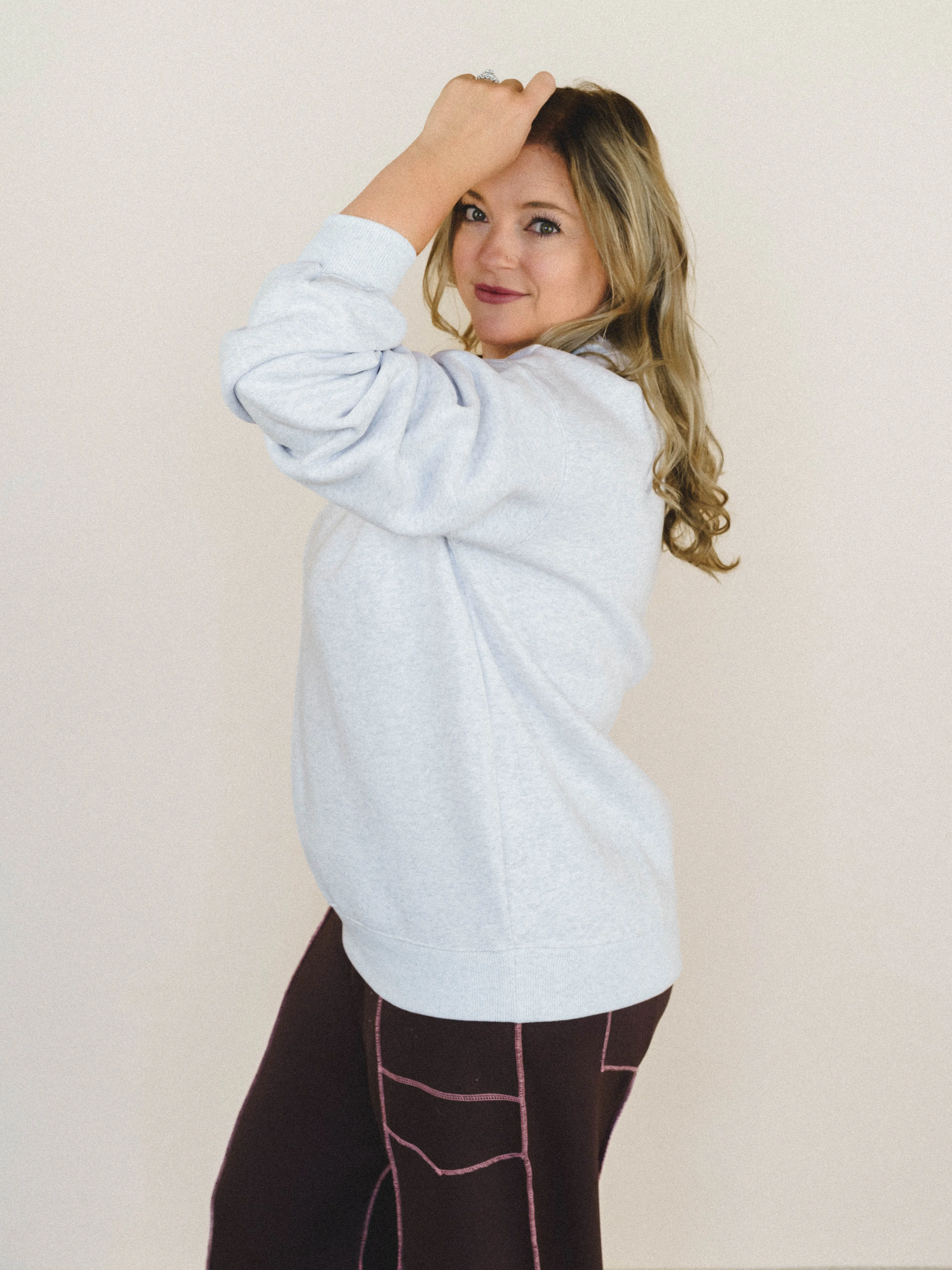 Hold My Horses Sweatshirt - Heather Gray sold by Three Bird Nest product image thumbnail 2