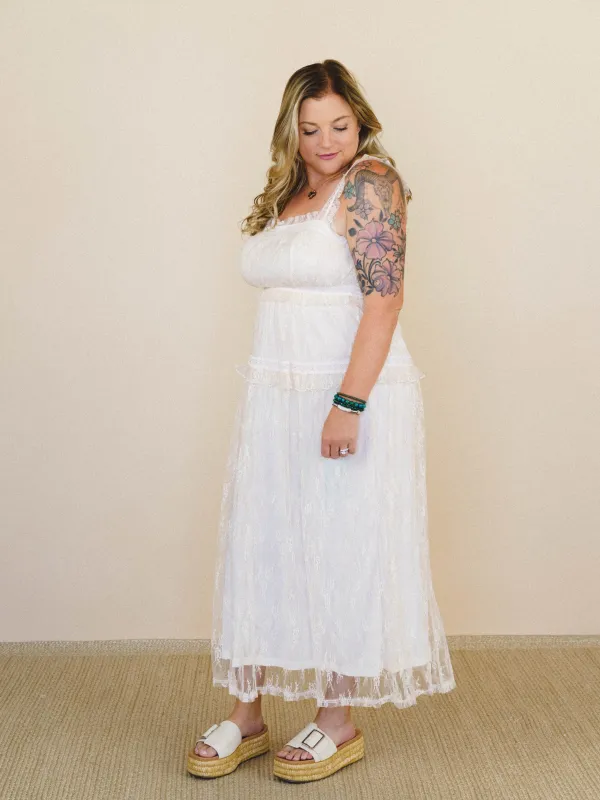 Ballerina Day Dreams Dress - Ecru made by Listicle