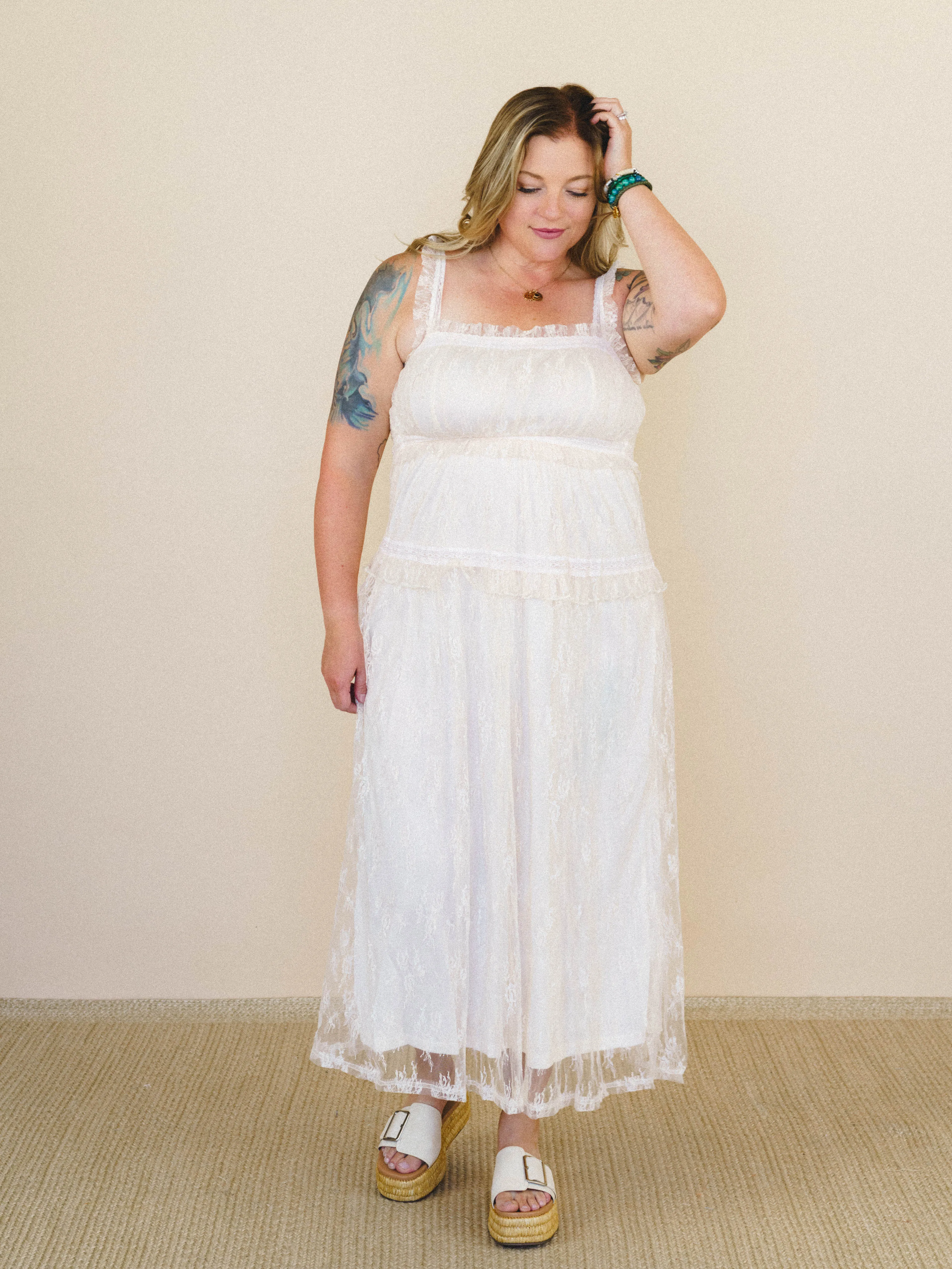 Ballerina Day Dreams Dress - Ecru sold by Three Bird Nest product image thumbnail 5