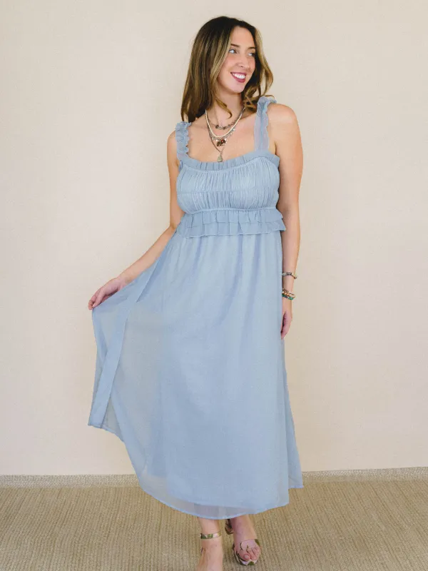 Spring Affair Dress - Pale Blue made by Listicle
