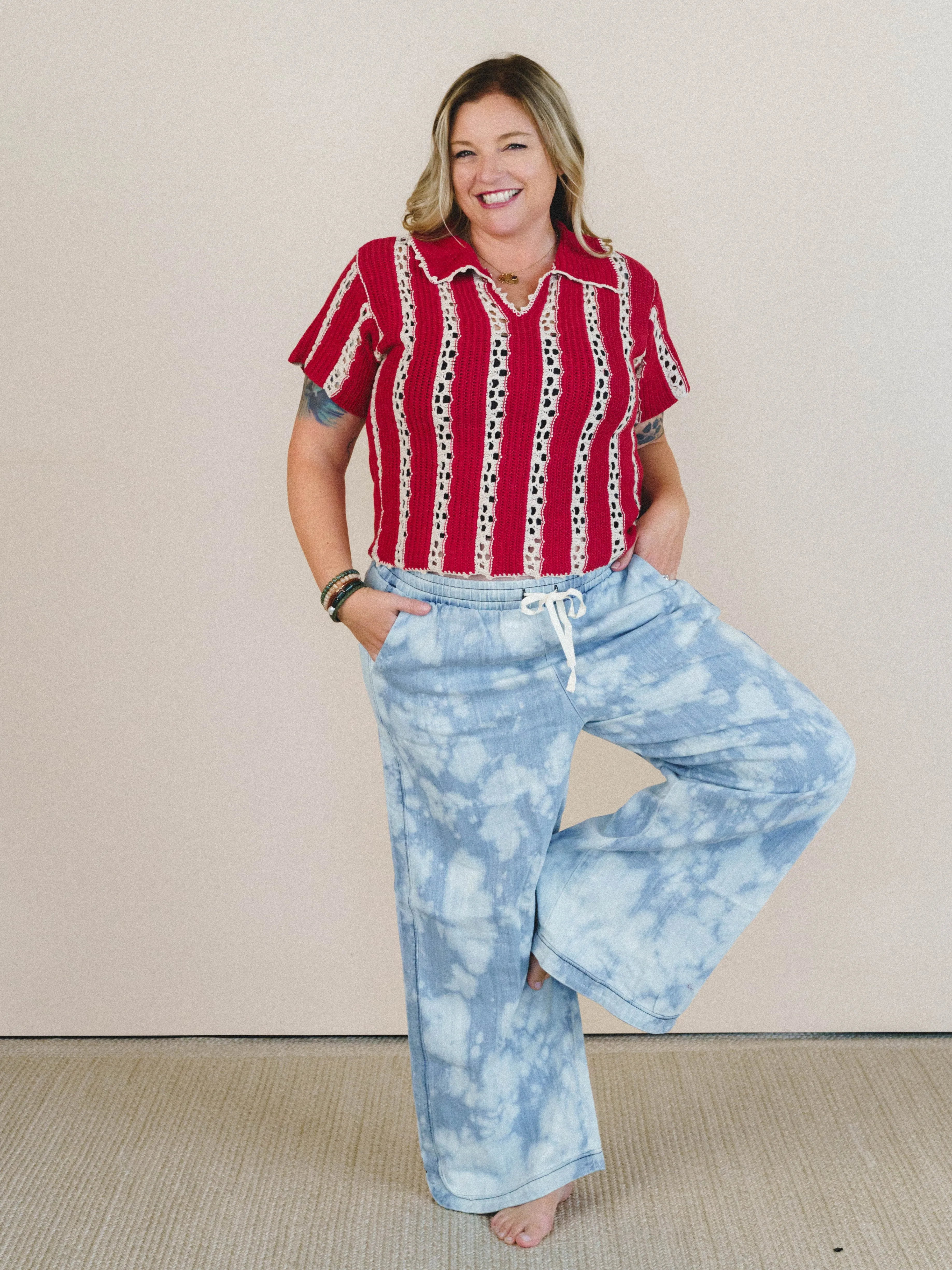 Spring Fling Top - Red sold by Three Bird Nest product image thumbnail 5