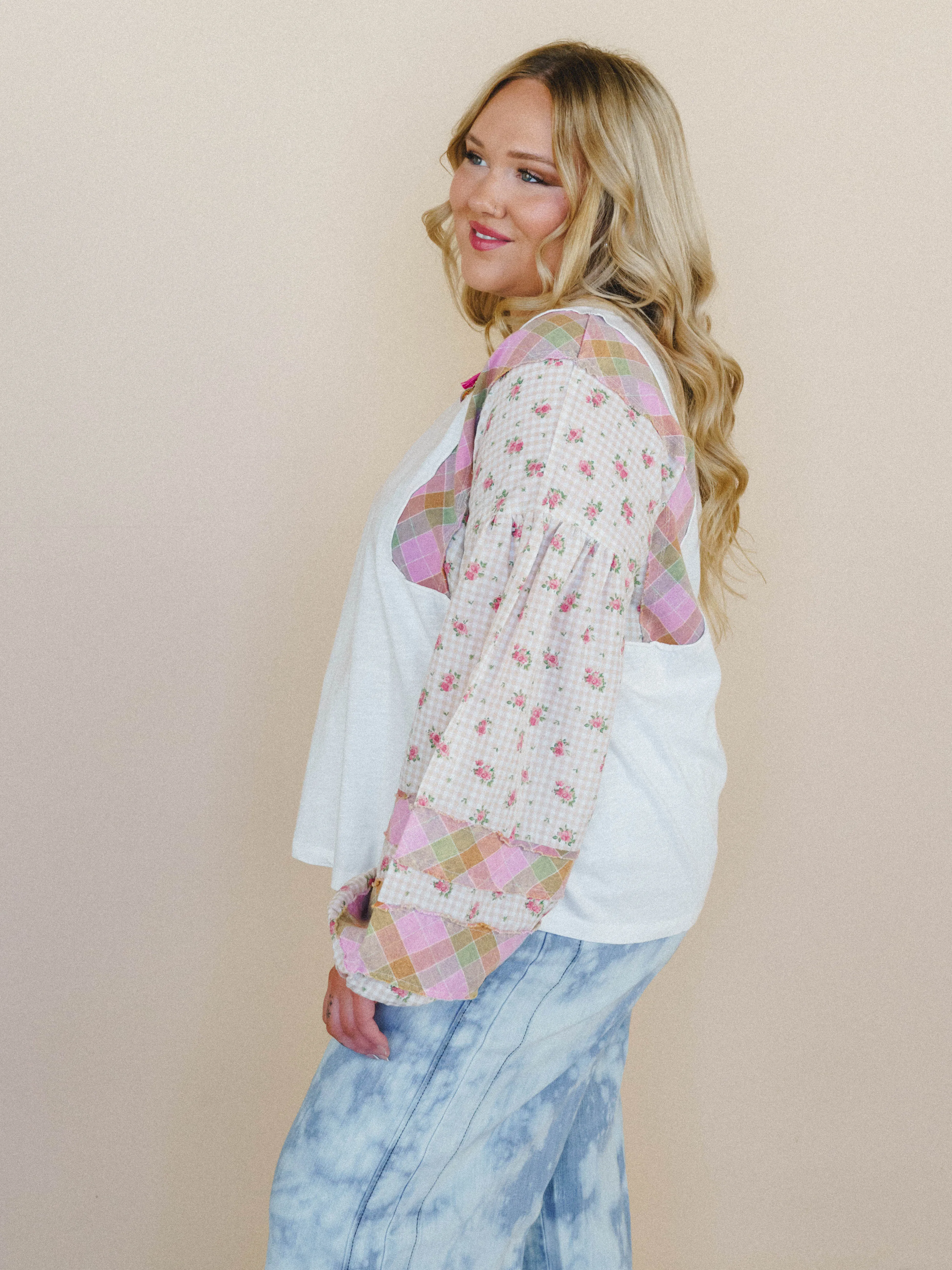Dovie Blouse - White sold by Three Bird Nest