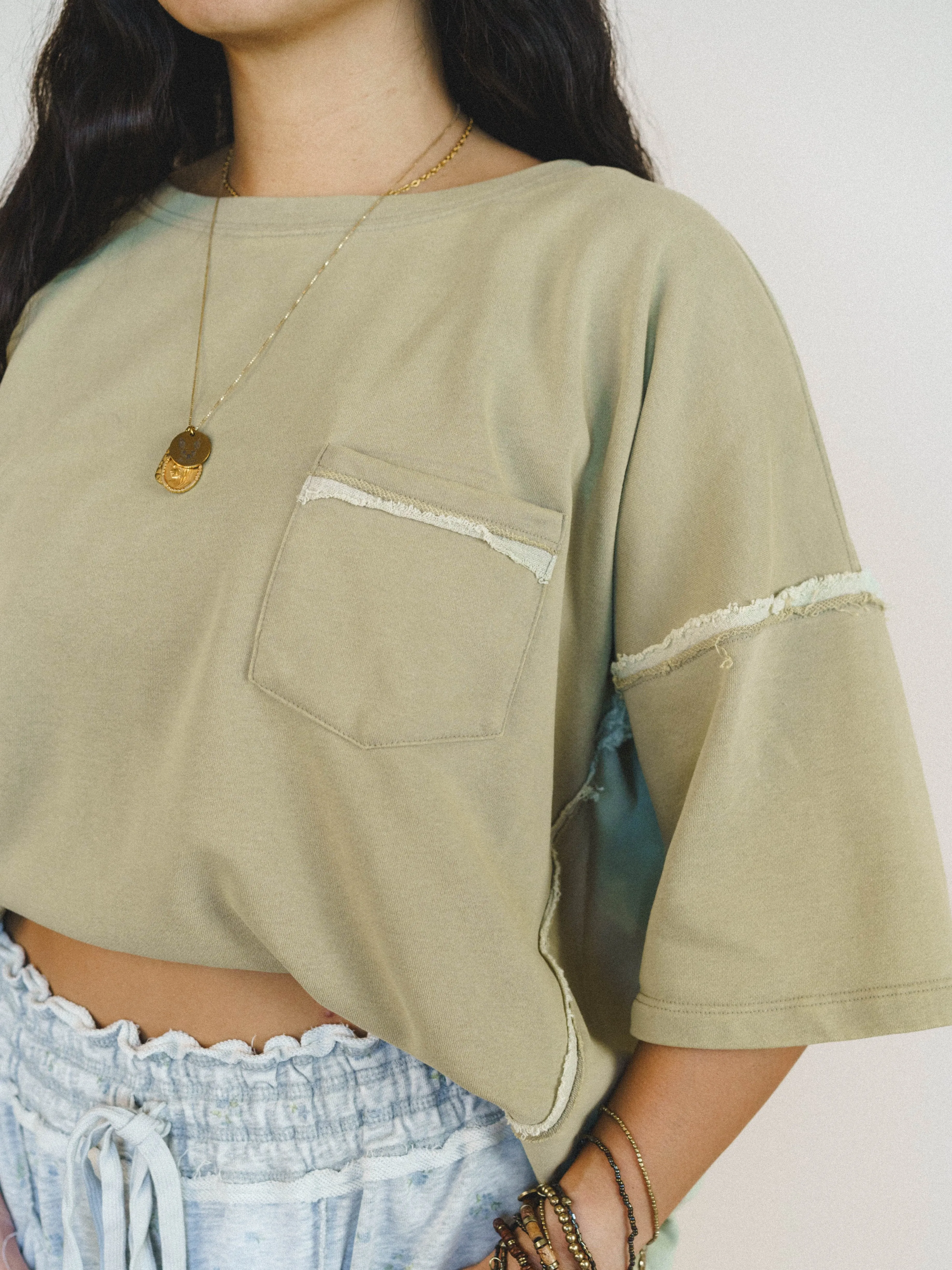Birdie Tee - Olive sold by Three Bird Nest product image thumbnail 4