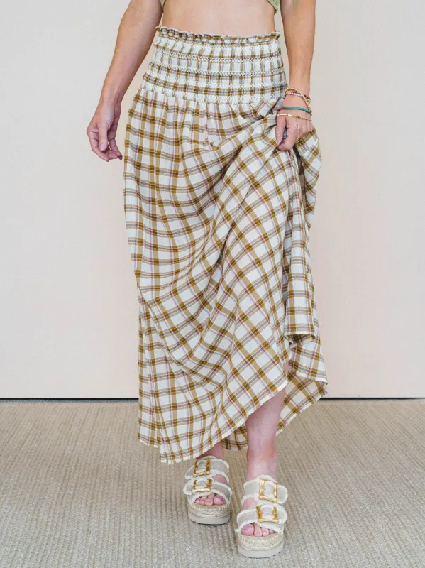 Journey Home Maxi Skirt - Mocha made by easel