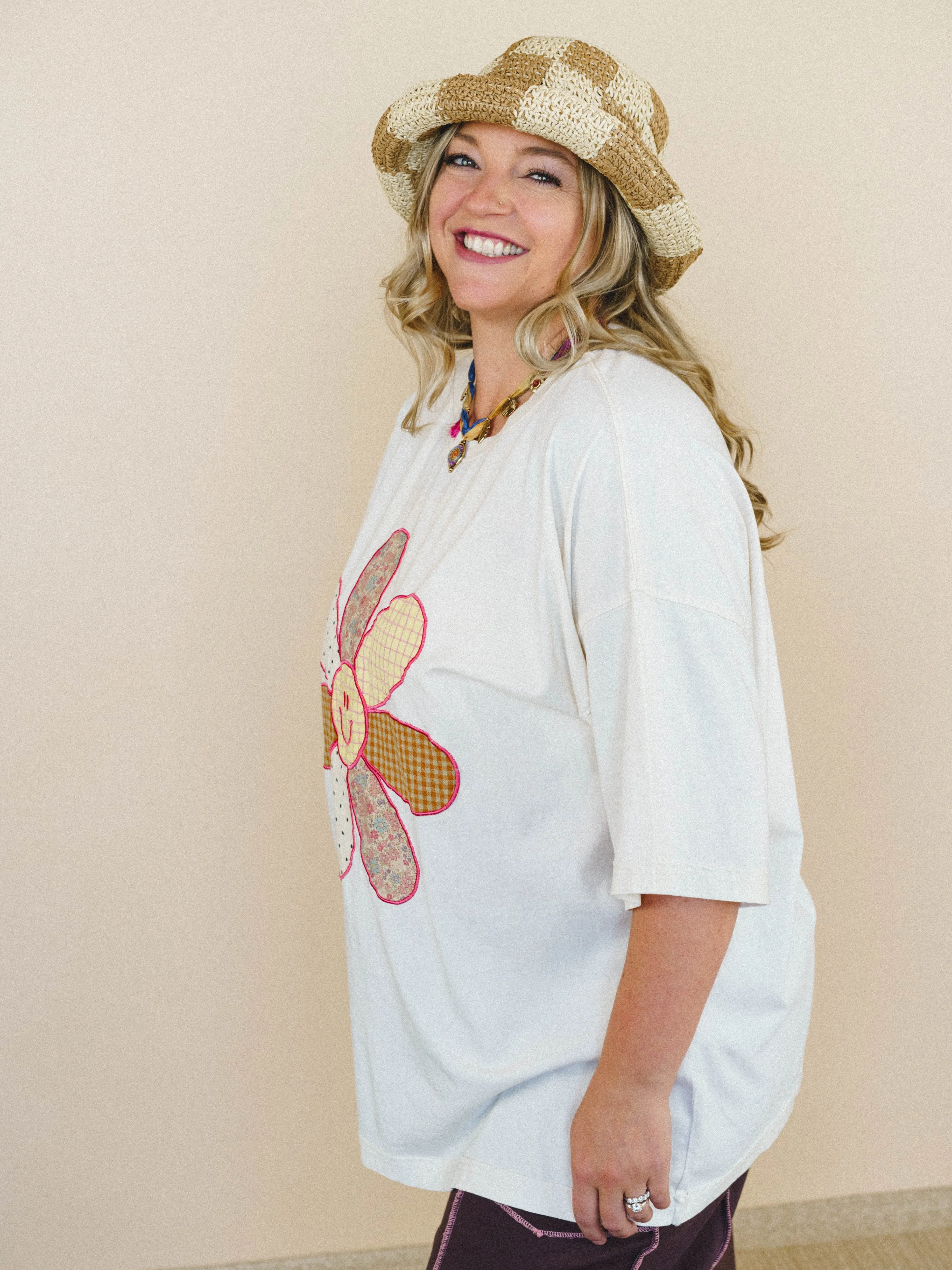 Daisy Drift Top - Off White sold by Three Bird Nest product image thumbnail 3