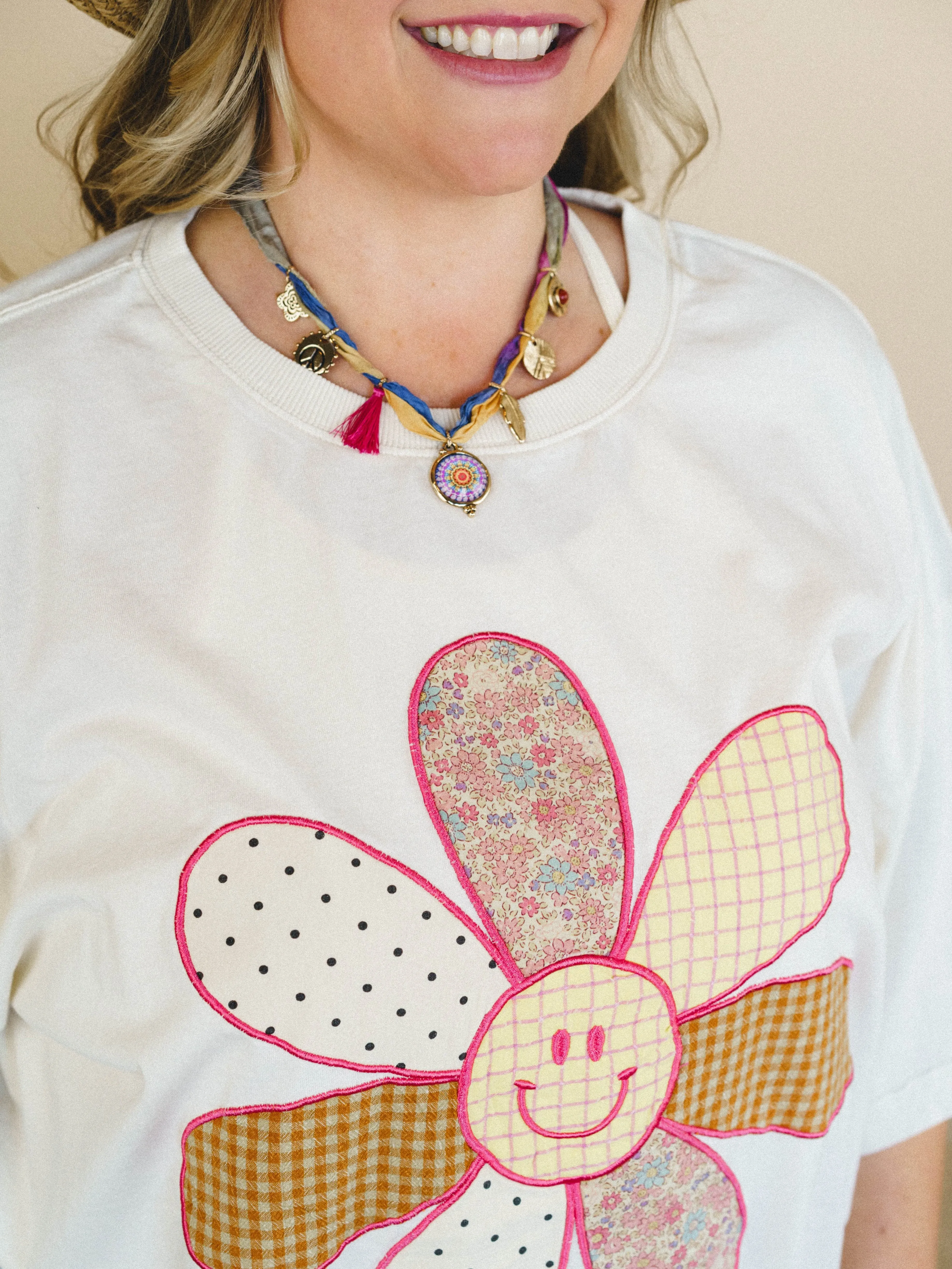 Daisy Drift Top - Off White sold by Three Bird Nest product image thumbnail 5