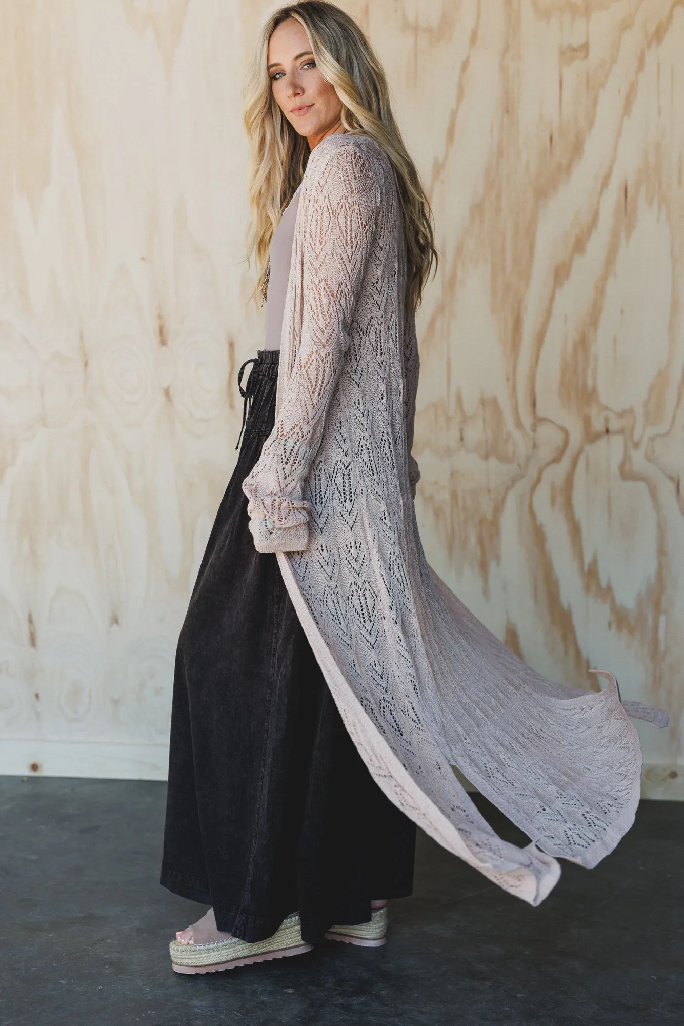 Solstice Stroll Duster - Natural sold by Three Bird Nest