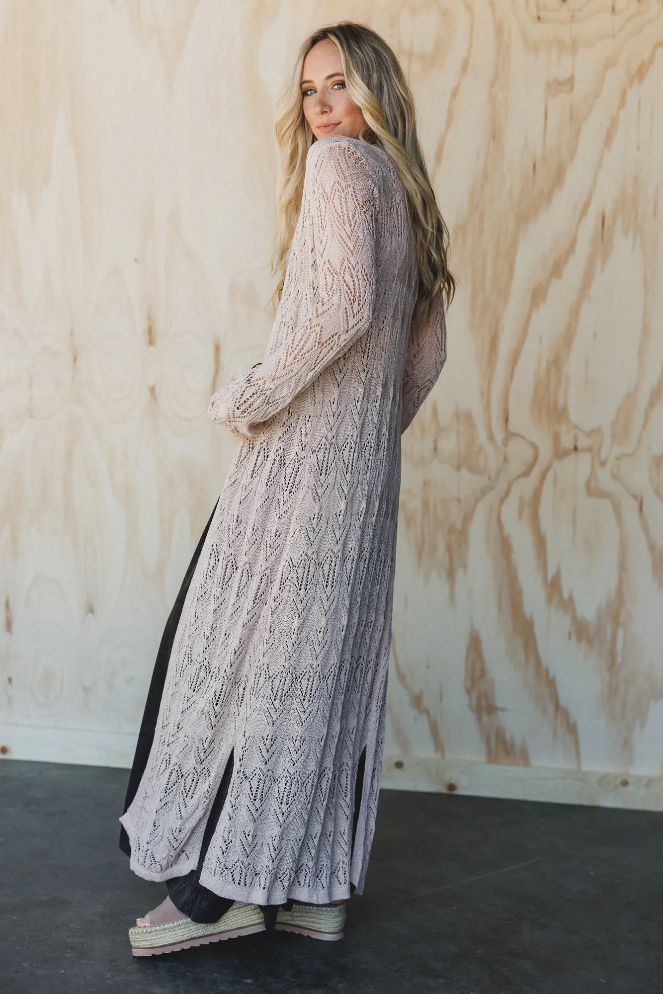 Solstice Stroll Duster - Natural sold by Three Bird Nest product image thumbnail 4